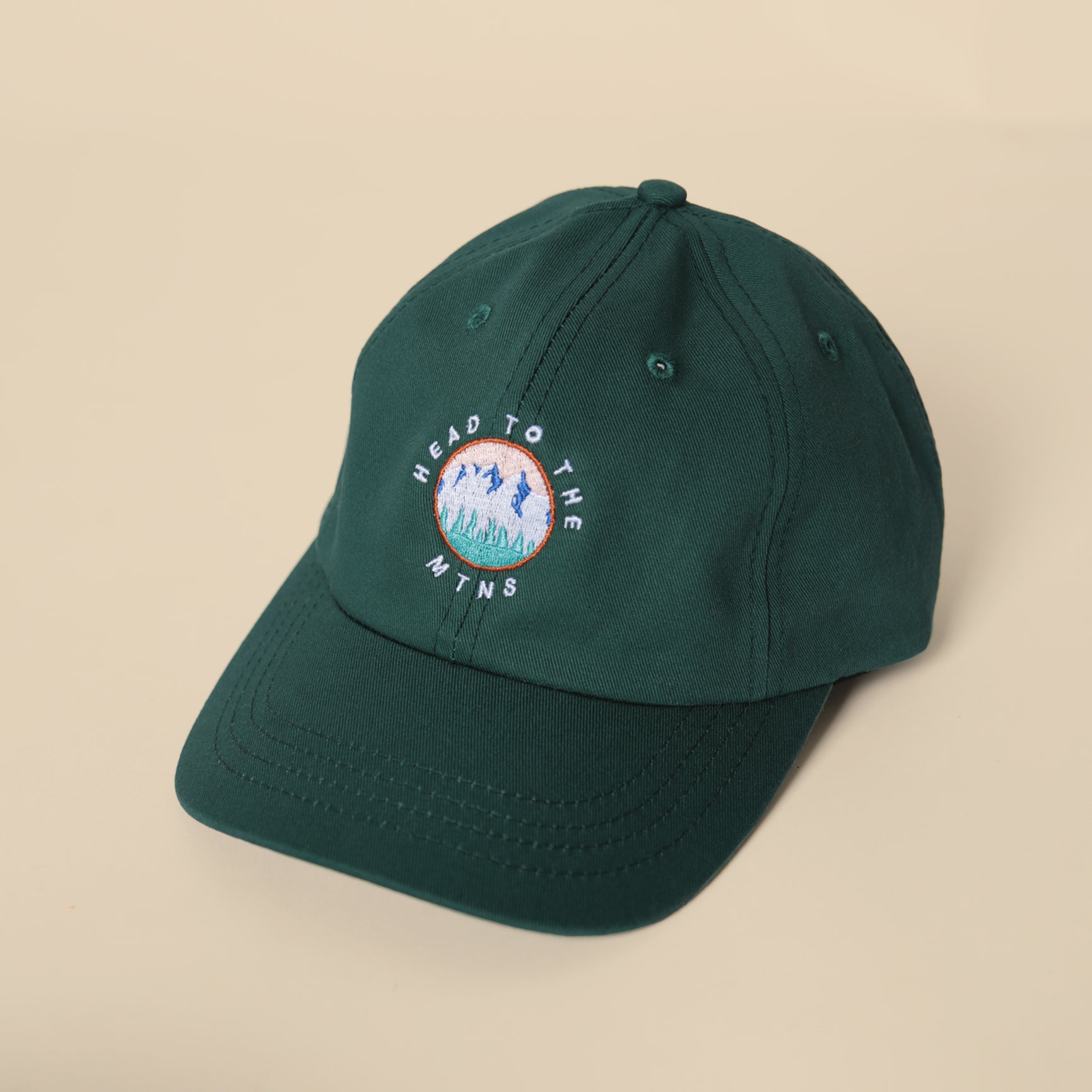 6 Panel - Forest - Head to the Mtns. Embroidery