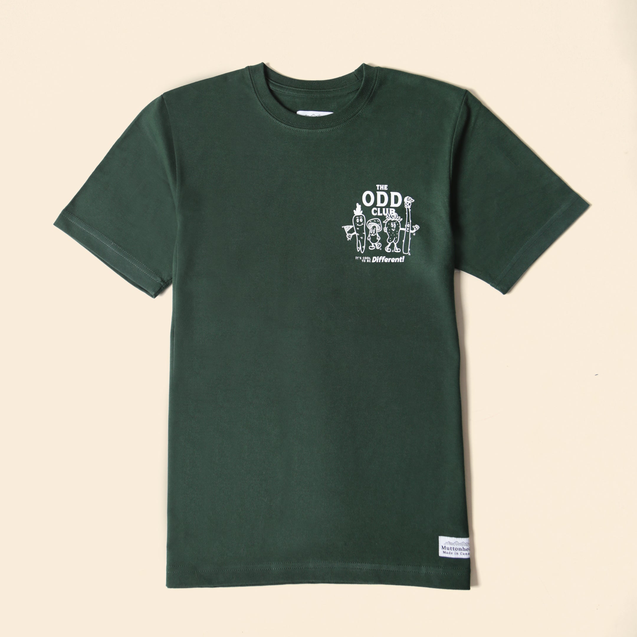 Heavy Weight Tee - Forest - The Odd Club - Second Harvest Series
