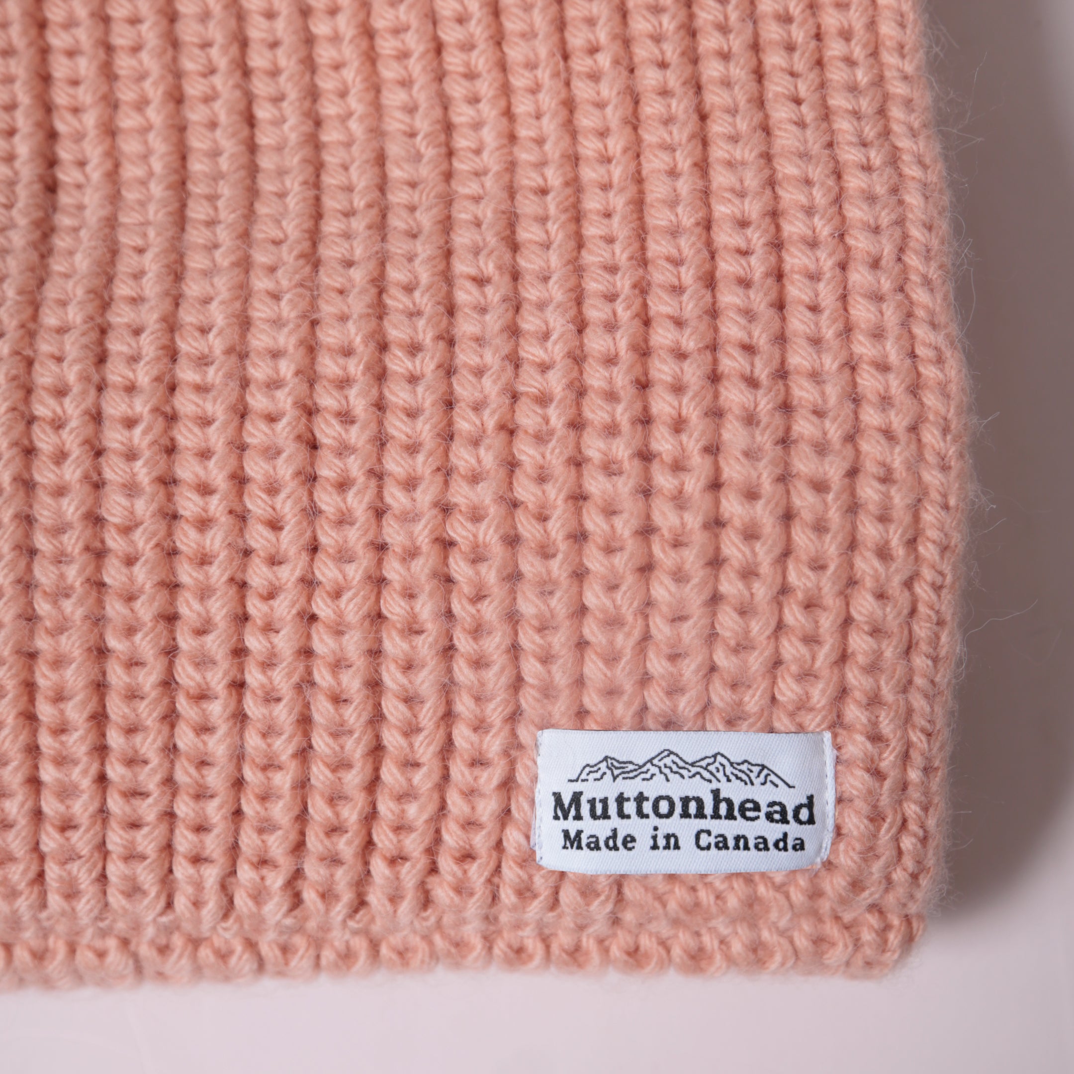 Nordic Knit Scarf - Pale Pink