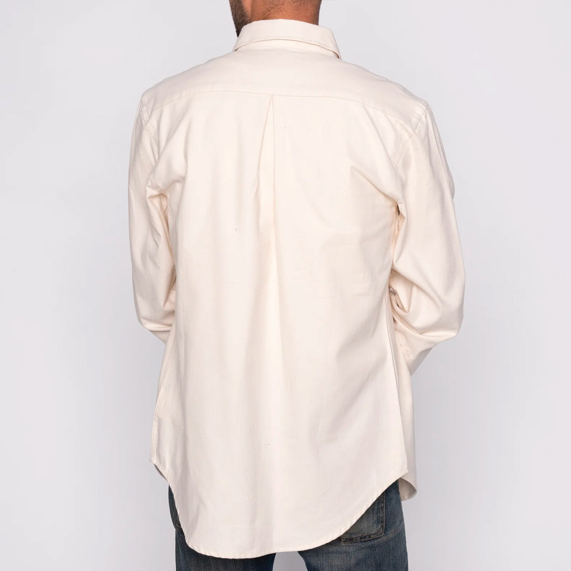 Easy Shirt - Solid Flannel - Bone
