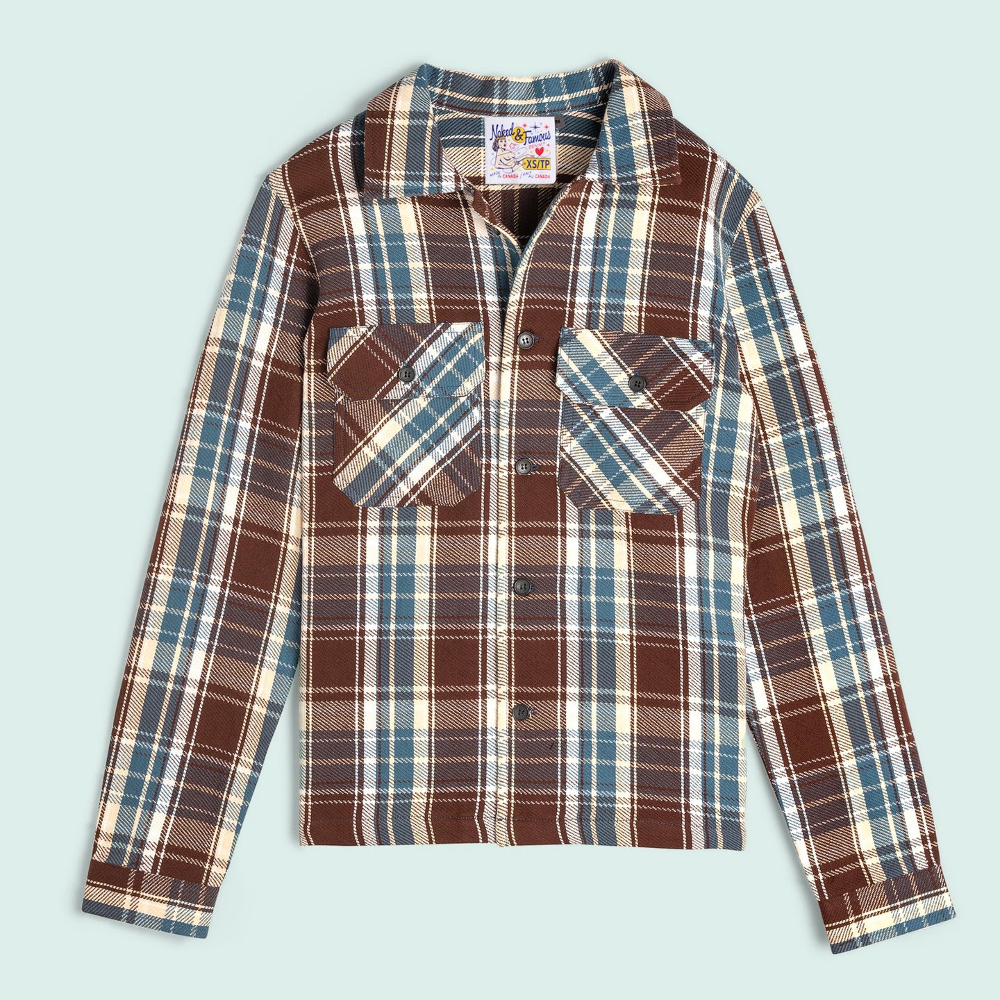 Work Shirt - Loose Weave Vintage Flannel - Brown