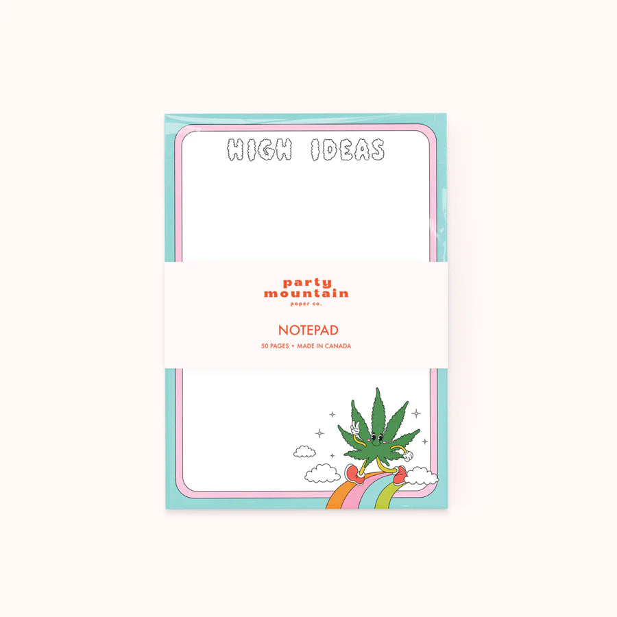High Ideas  Notepad - Party Mountain Paper Co.