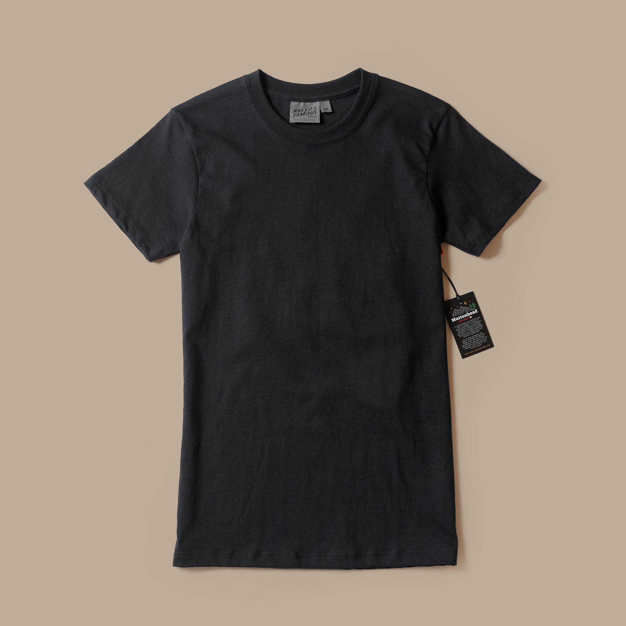 T-Shirt - Black Circular Knit