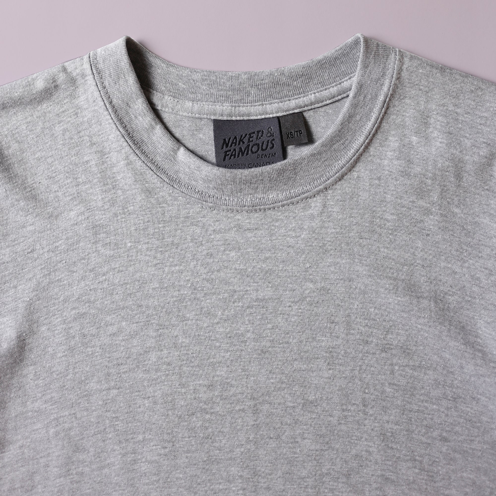 T-Shirt - Heather Grey Circular Knit