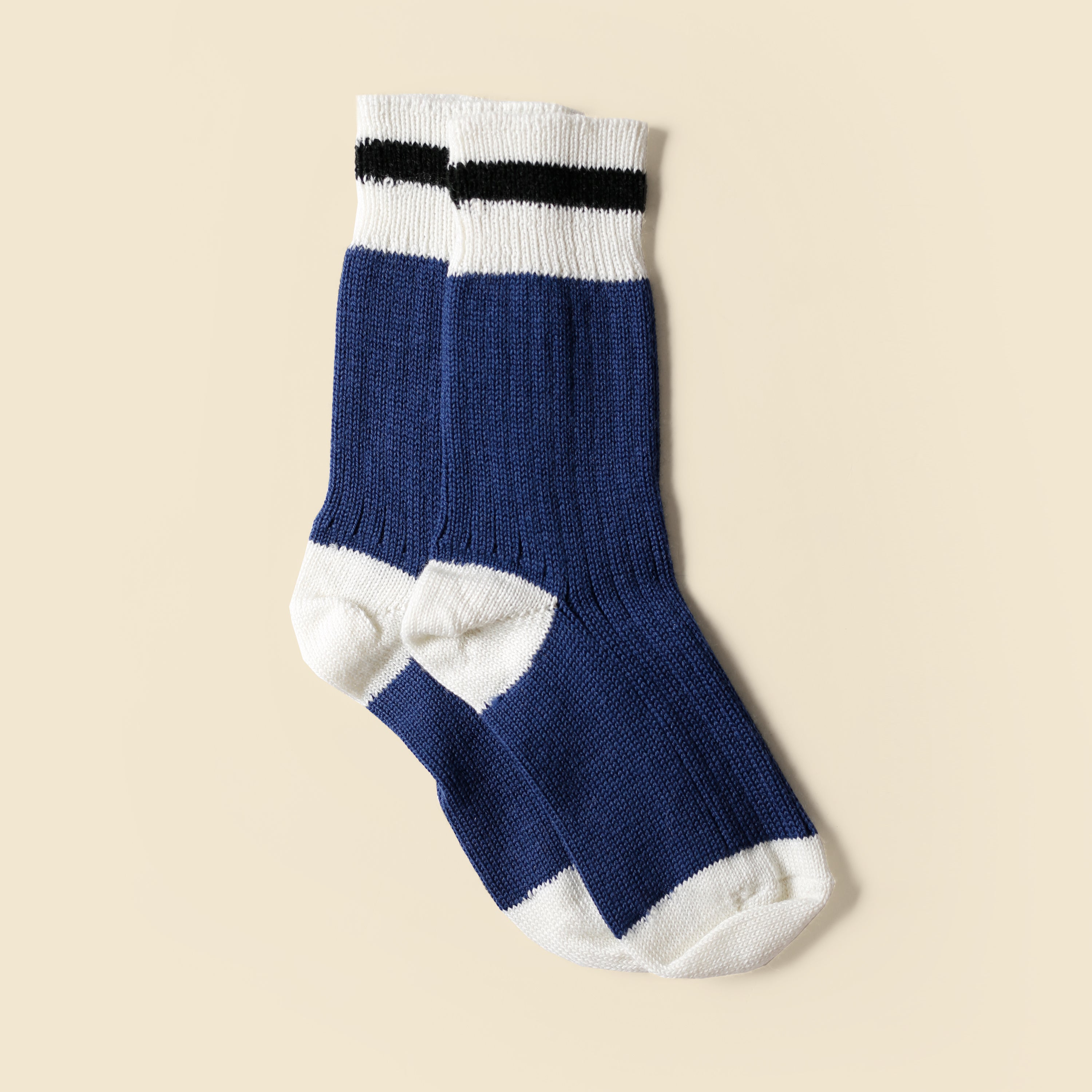 Mountain Socks - Navy Black Stripe