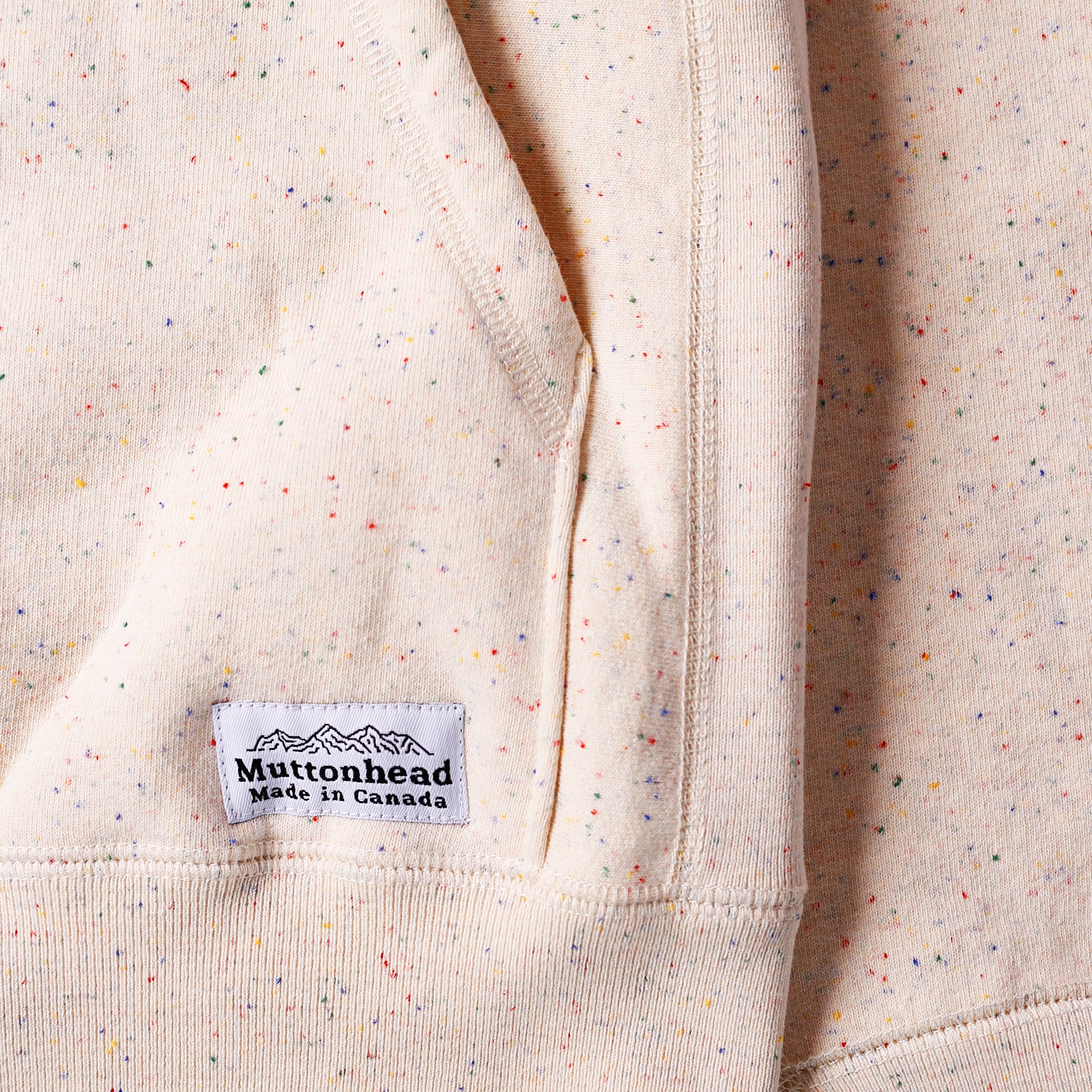Pullover Cabin Hoodie - Natural Rainbow Speckle