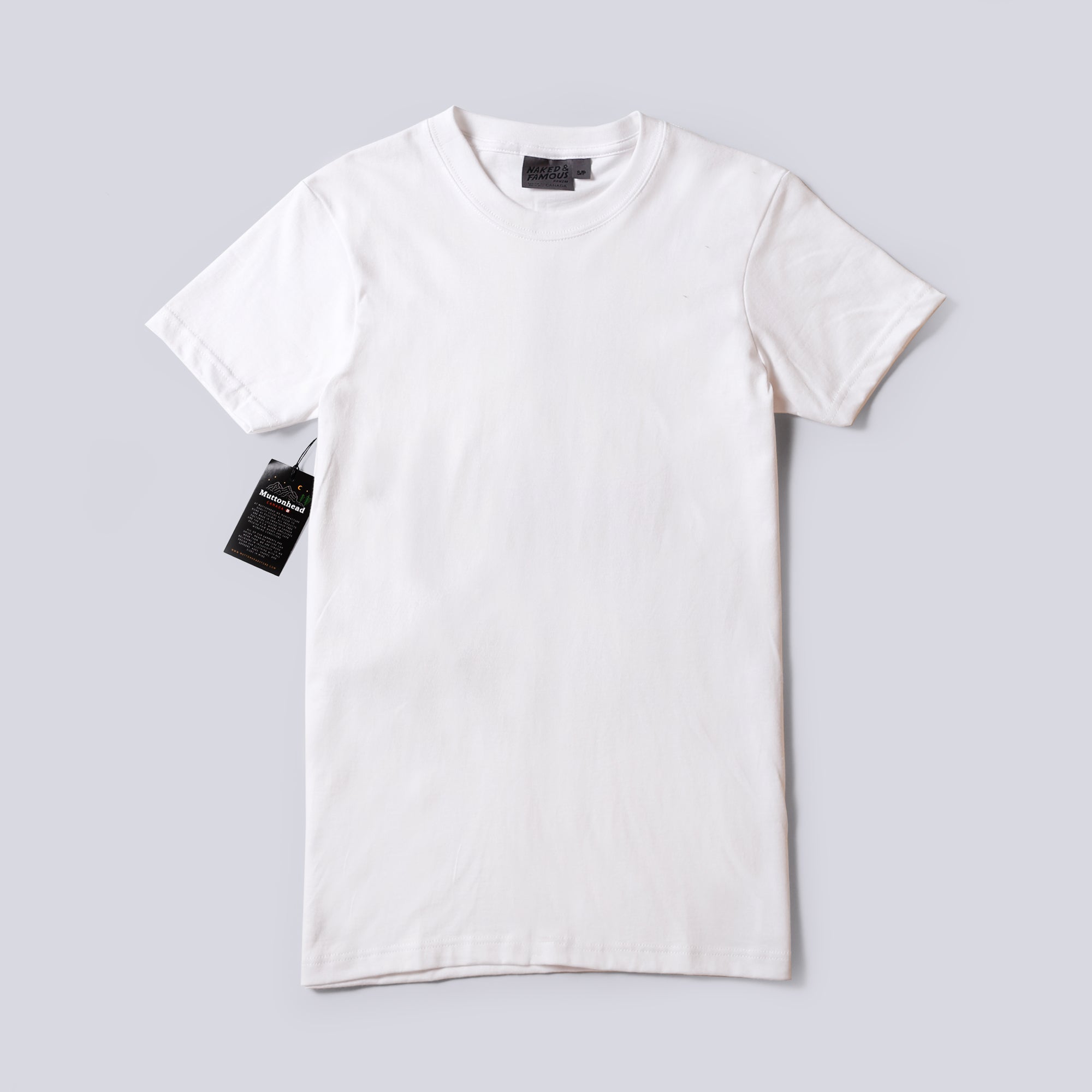 T-Shirt - White Circular Knit