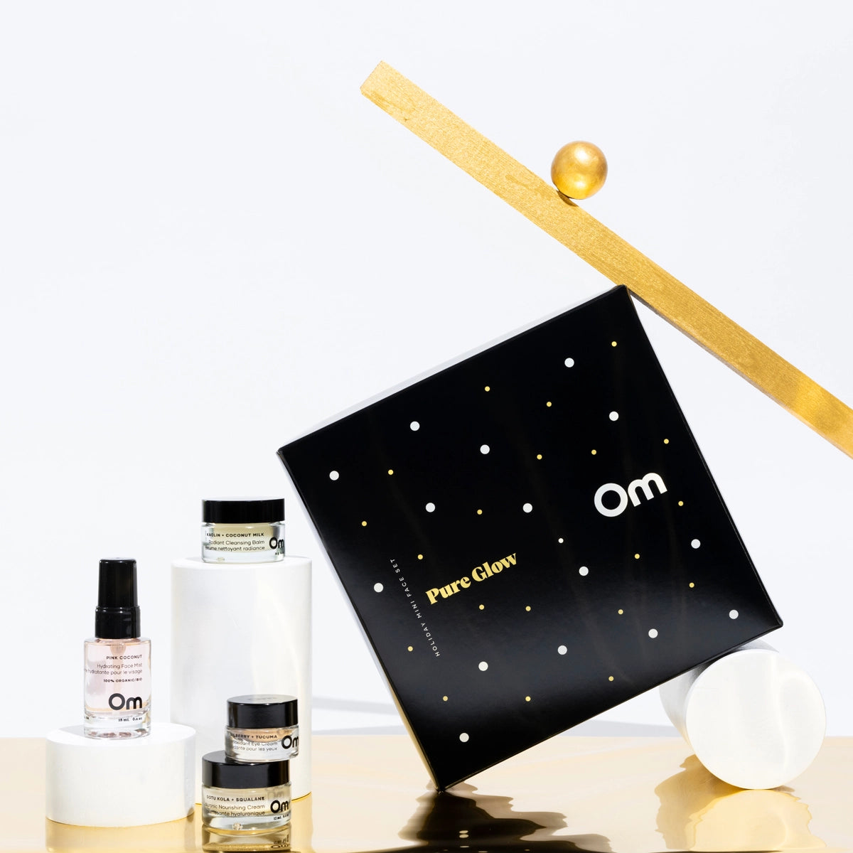 Om Organics - Pure Glow : Holiday Mini Face Set