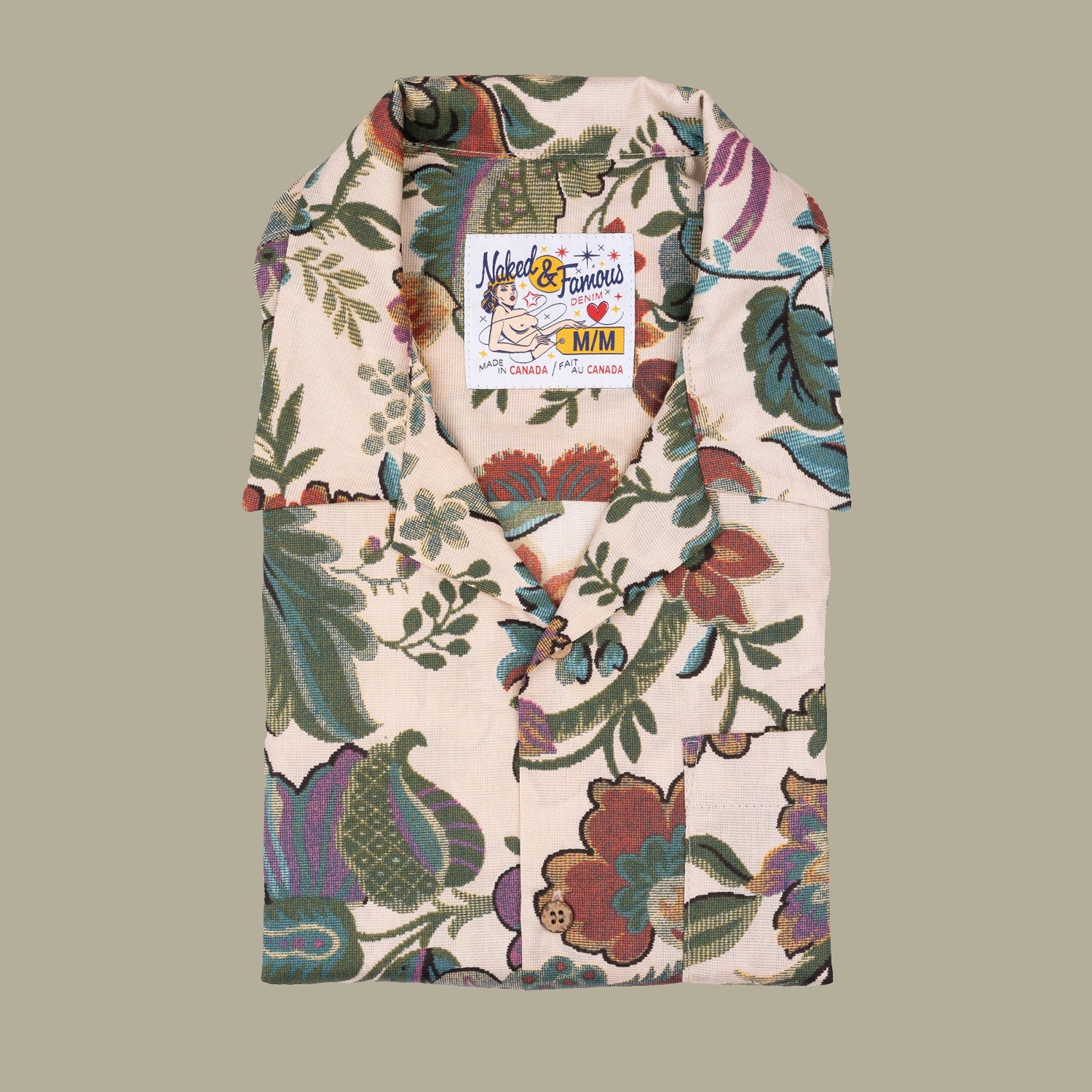 Aloha Shirt - Vintage Pique - Ecru
