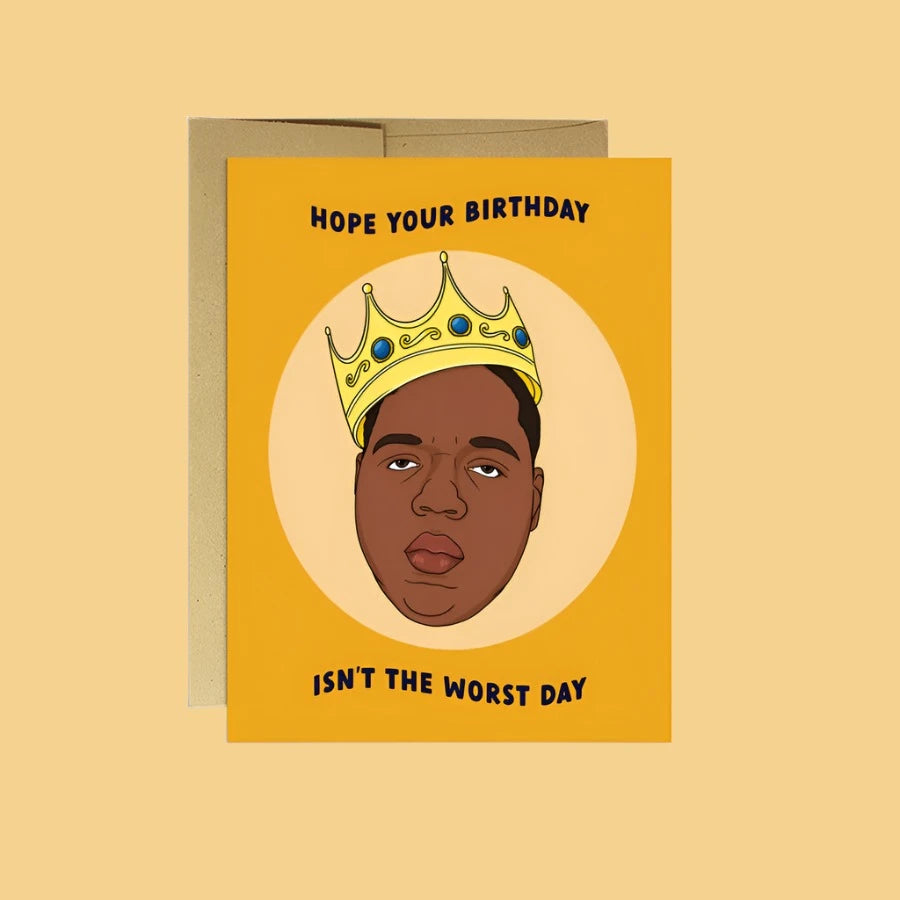 Biggie Smalls Birthday Card - Party Mountain Paper Co.