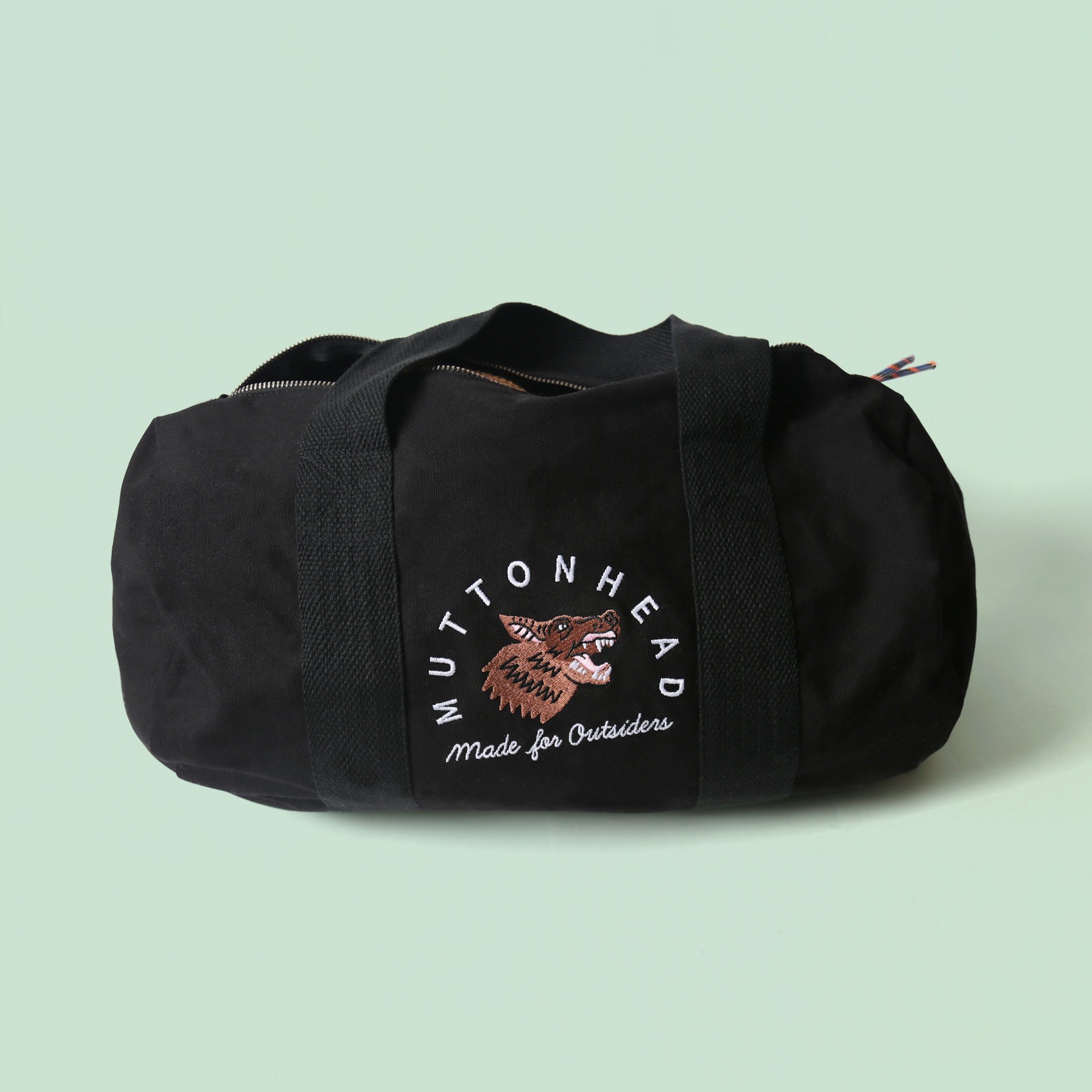 Duffle Bag - Black - Outsiders Dog Embroidery