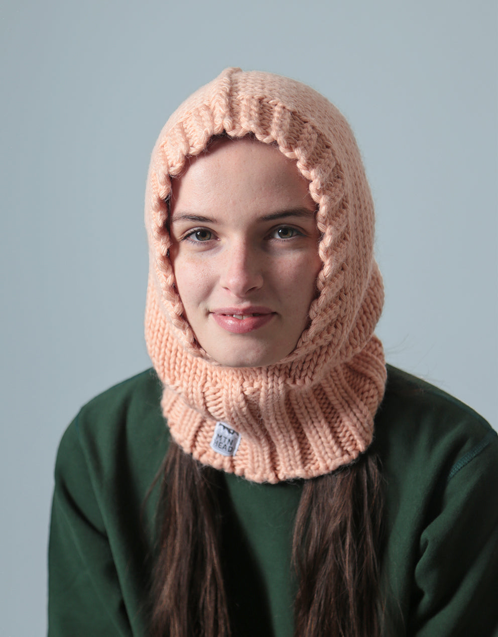 Nordic Knit Balaclava - Pale Pink