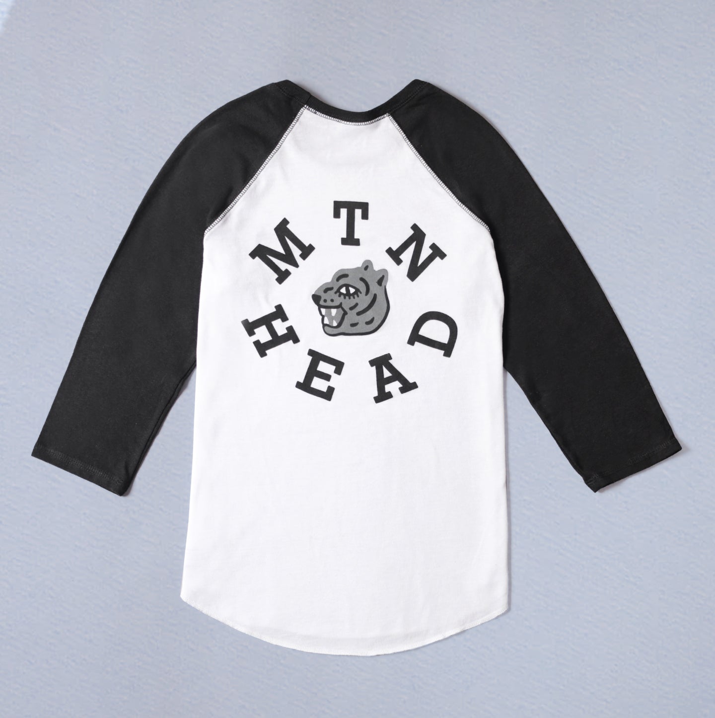 Baseball Tee - White/Black - Team Wild Cat