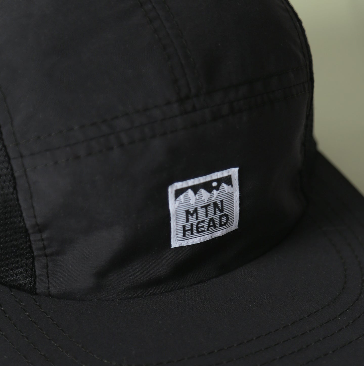 Mesh Camp Cap - Black Nylon/Mesh