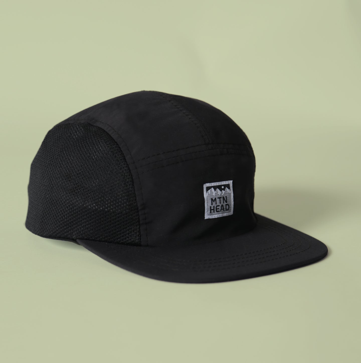 Mesh Camp Cap - Black Nylon/Mesh