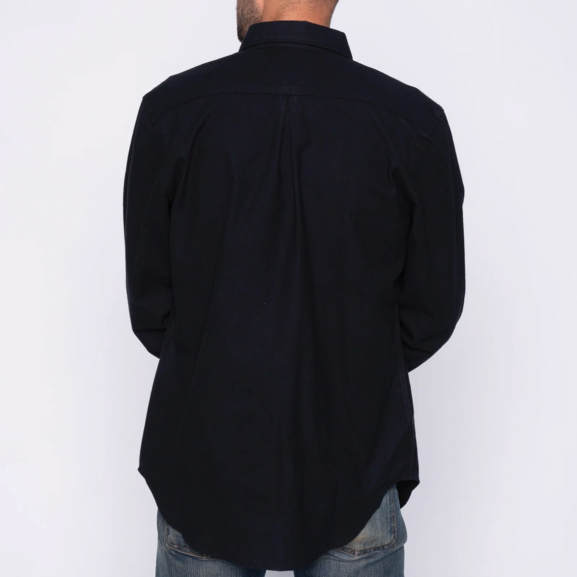 Easy Shirt - Solid Flannel - Black