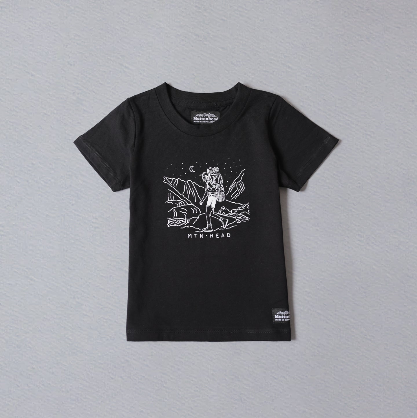 Kids Hiker Tee - Black