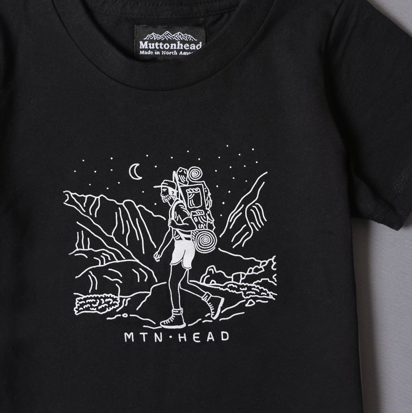 Kids Hiker Tee - Black