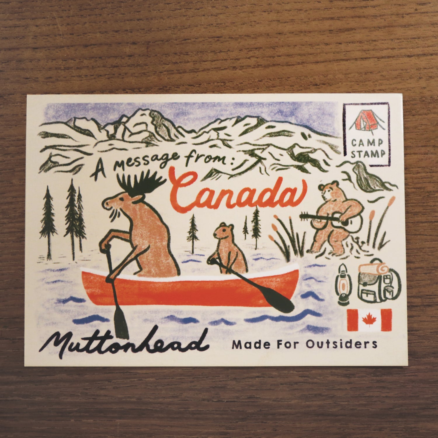 Postcard - A message from Canada