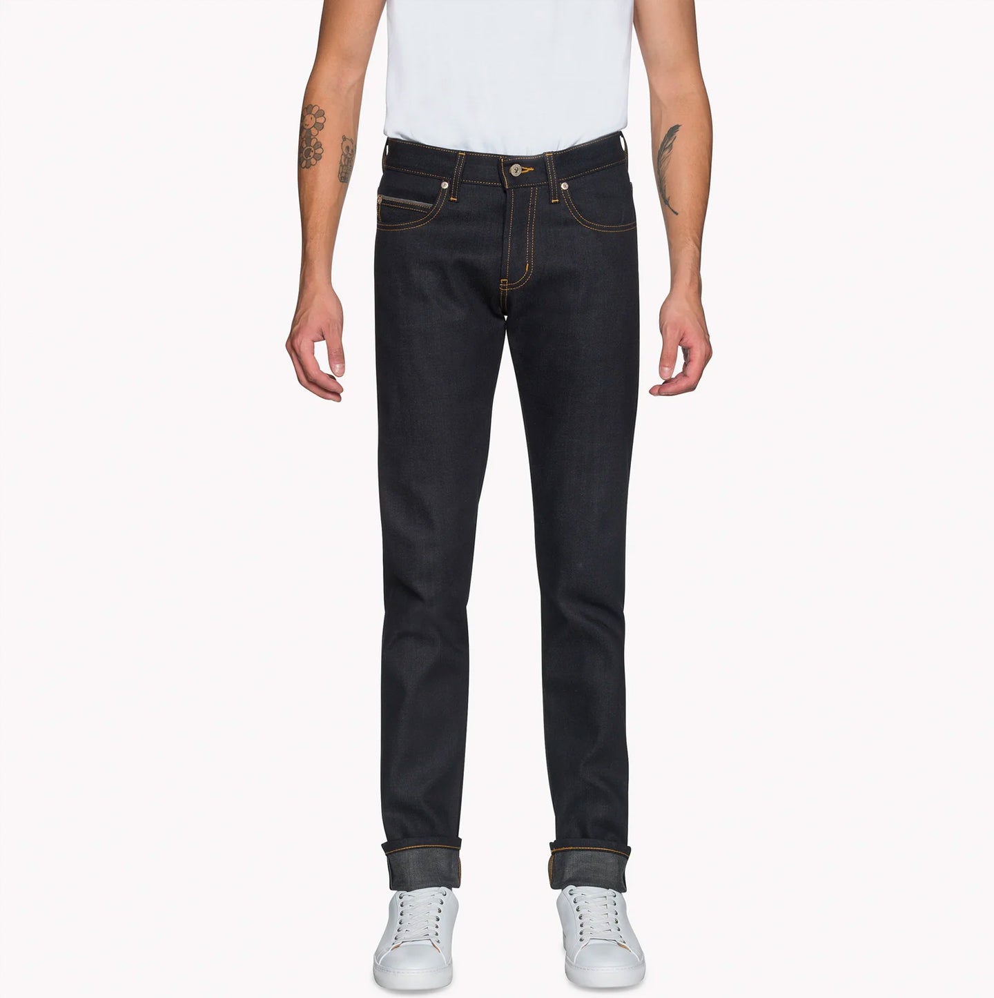 Naked and Famous - Super Guy - Deep Indigo Stretch Selvedge – MUTTONHEAD