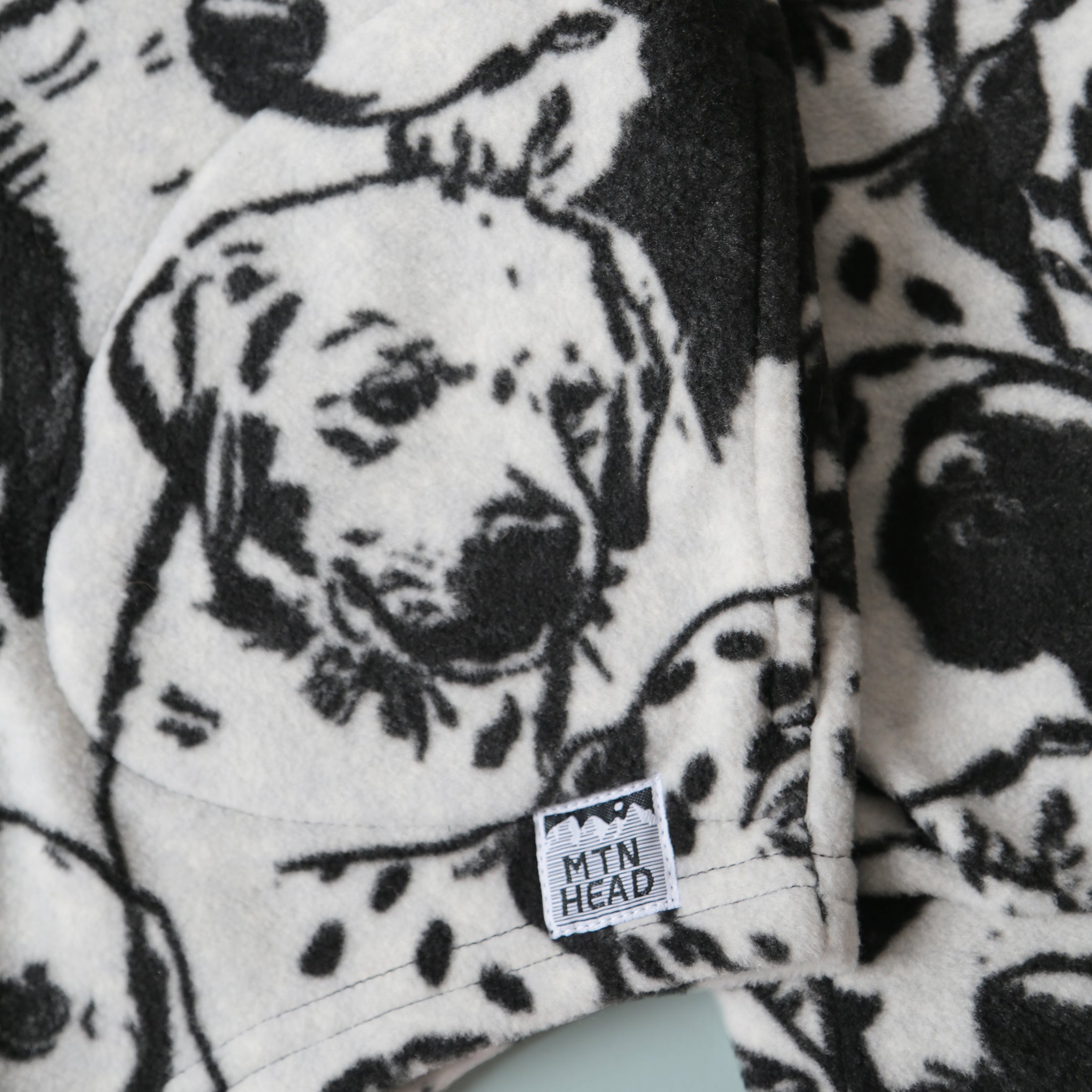 Camping Hoodie -  Polar Fleece - Dog Camo