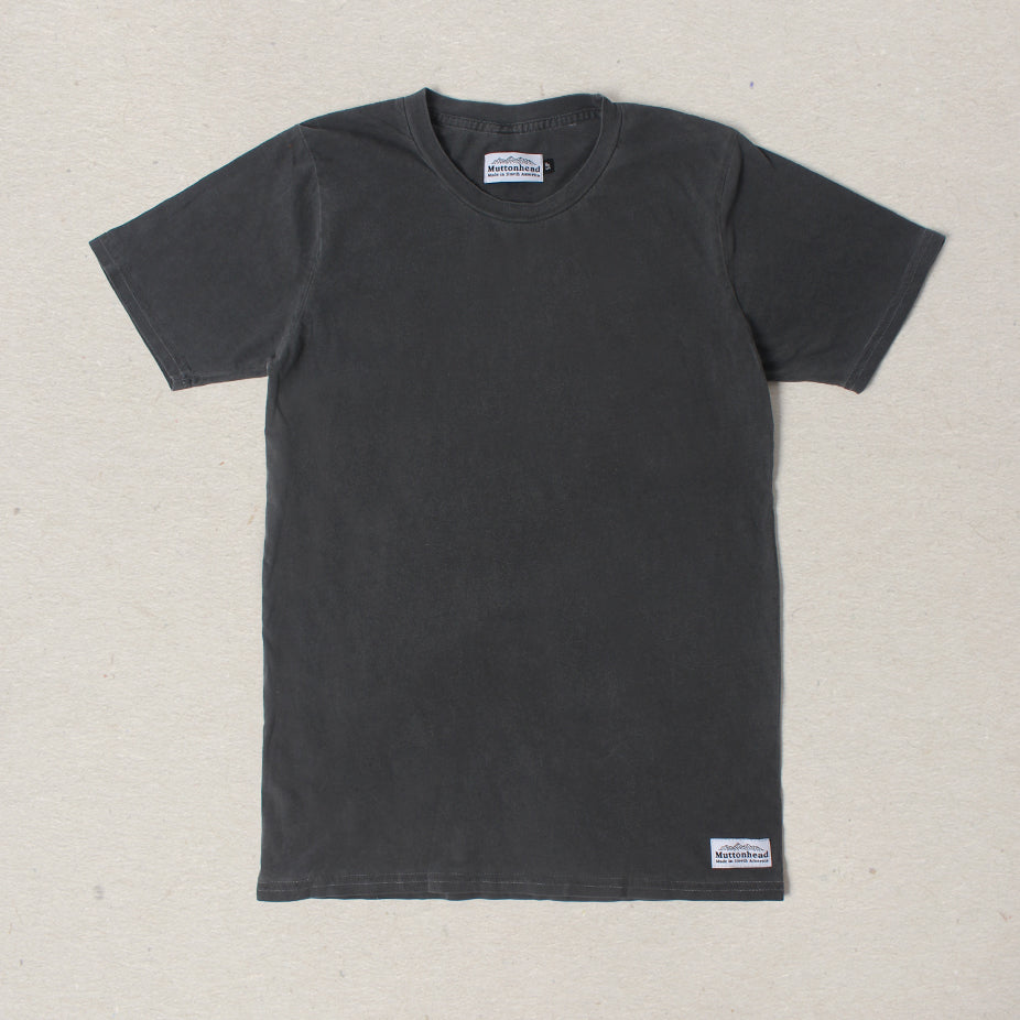 Vintage Pigment Dyed Tee - Washed Black
