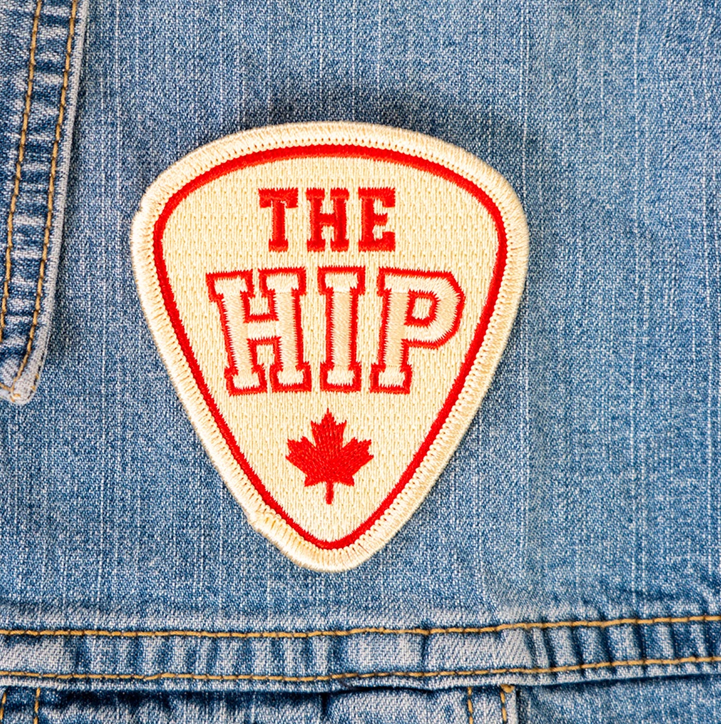 Oxford Pennant - The Hip Guitar Pick Embroidered Patch x The Tragically Hip