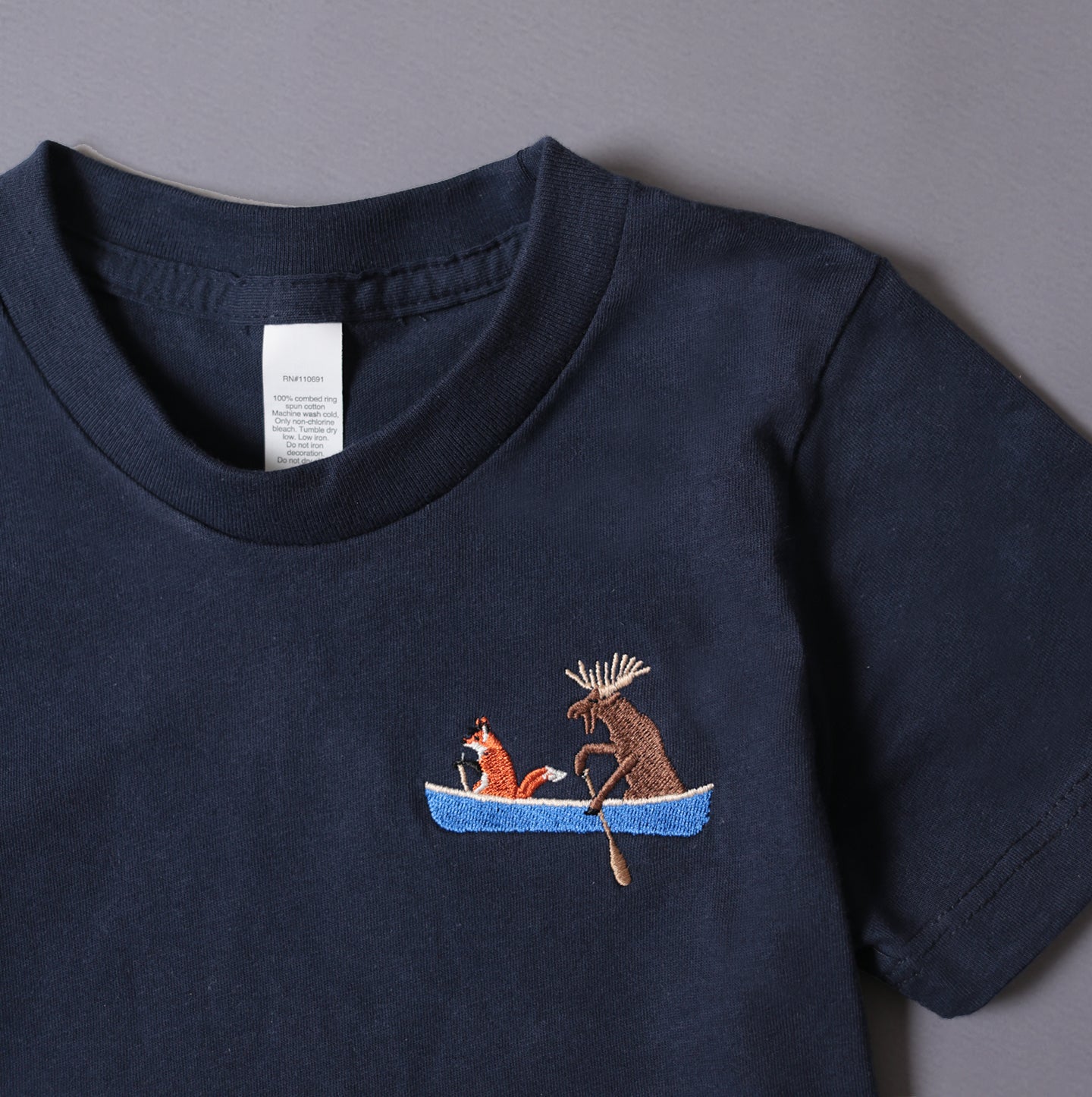 Baby/Kids Tee - Navy - Paddle Pals - CAMP Series