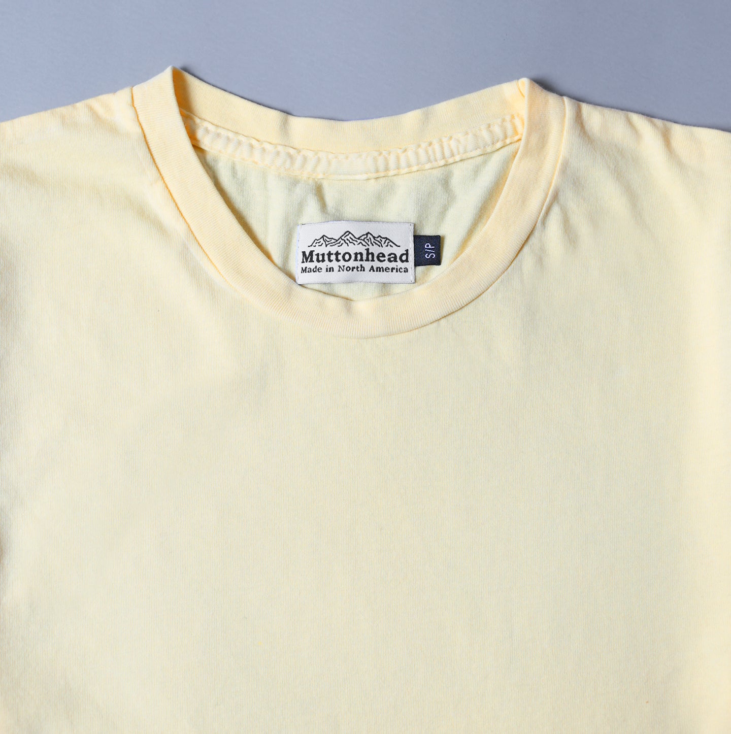 Vintage Pigment Dyed Tee - Washed Lemonade