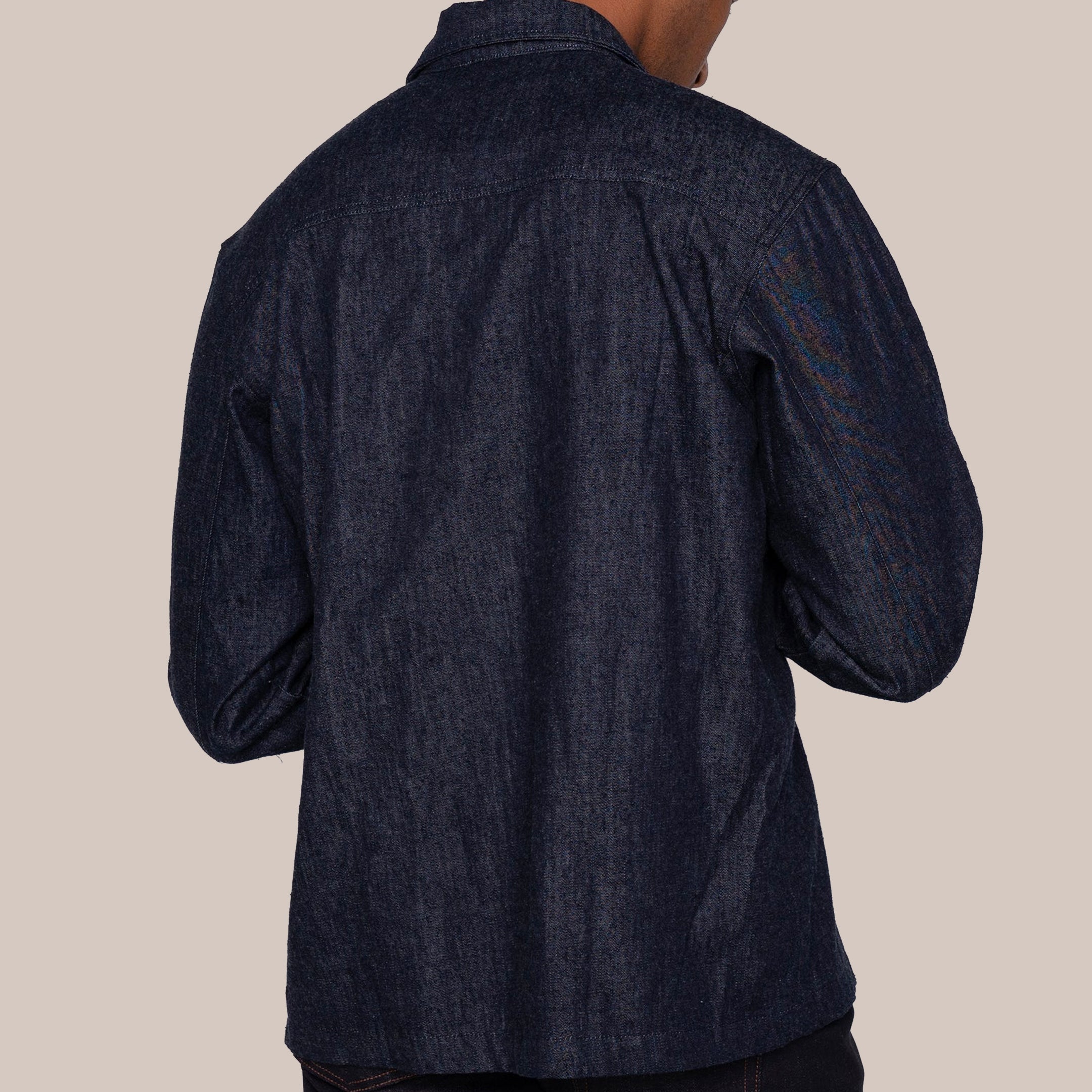 Over Shirt - Slub Nep Rinsed Denim