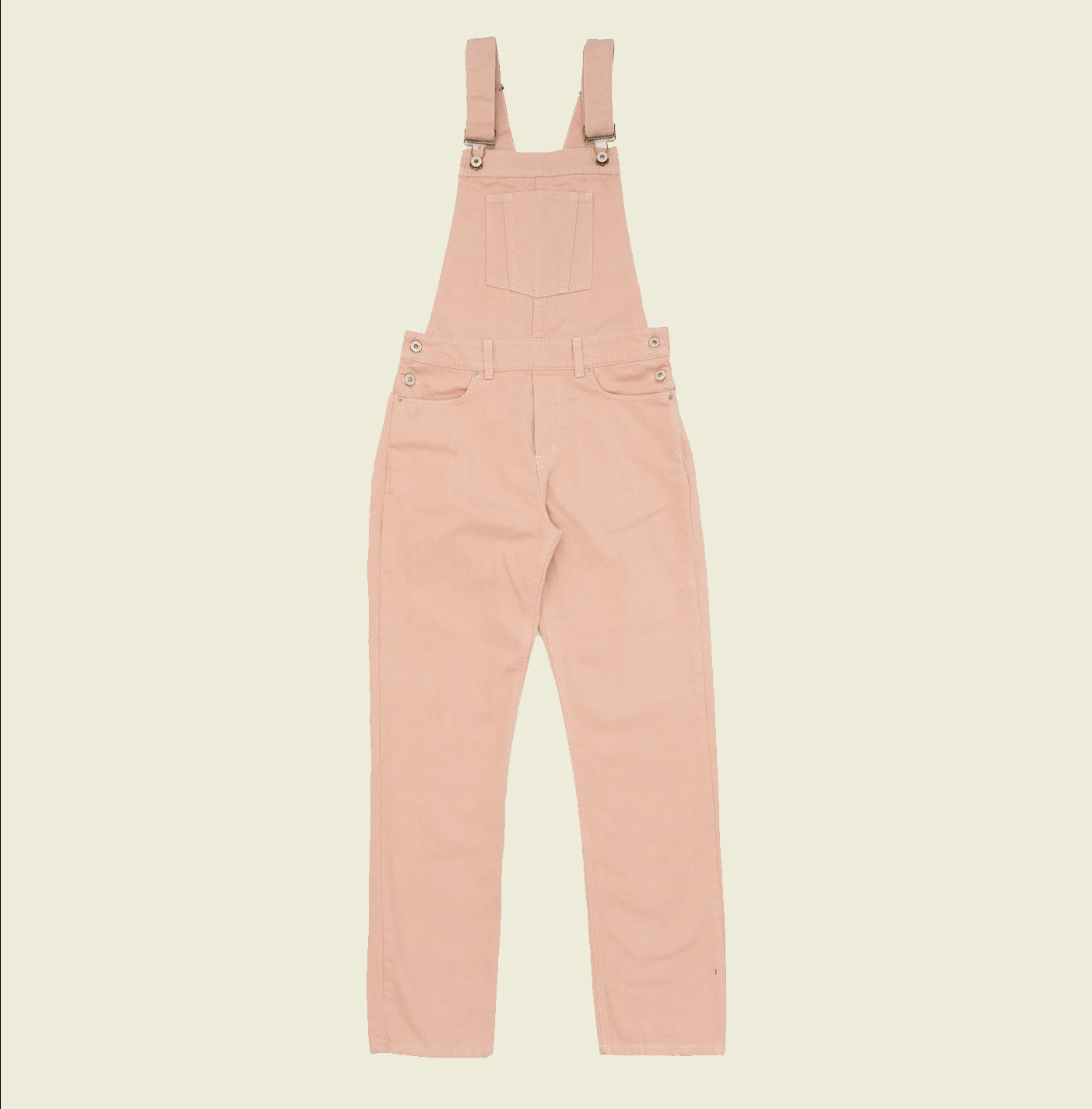 Straight Leg Overall - Dusty Rose Denim