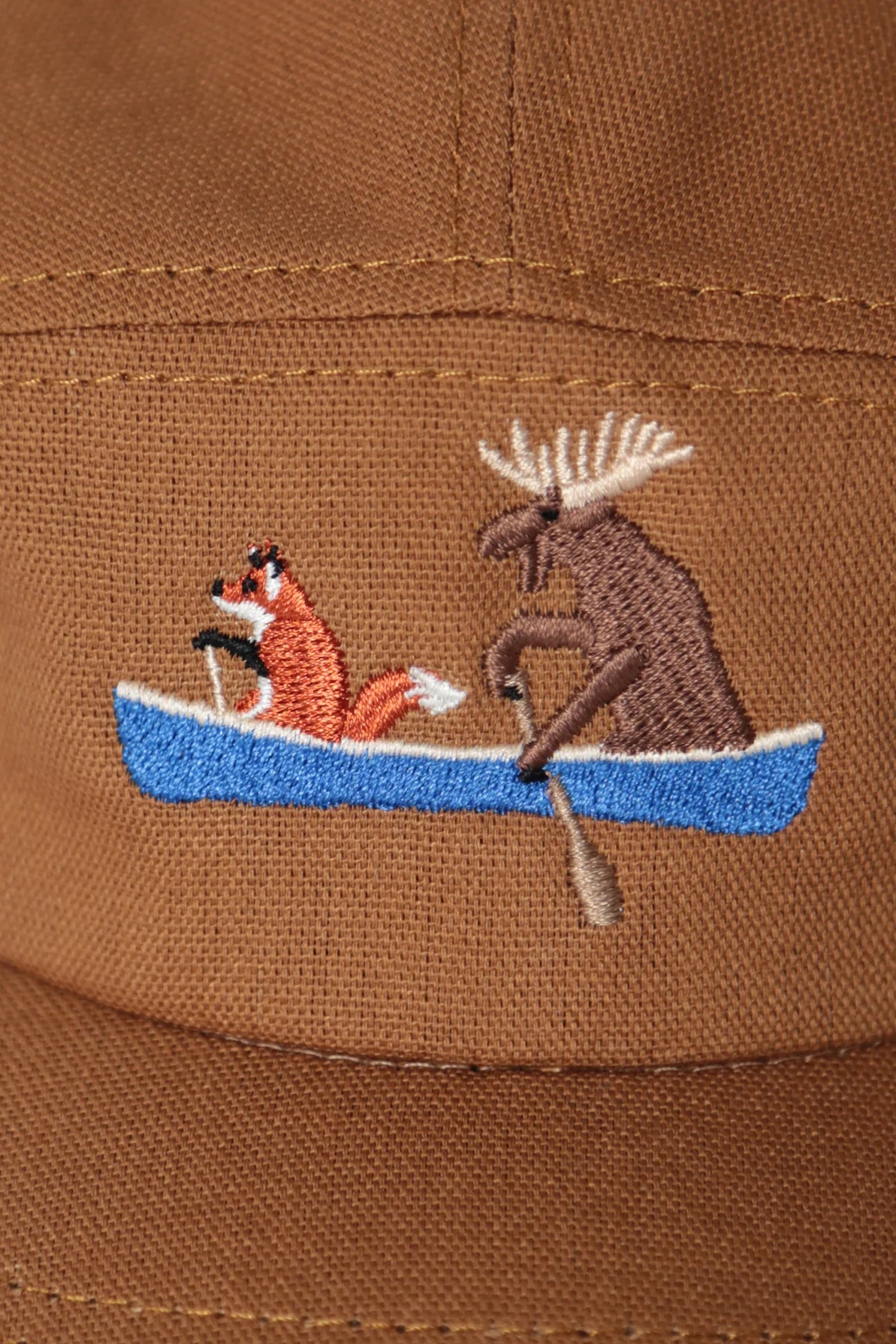 5 Panel - Rust - Paddle Pals Embroidery - CAMP Series