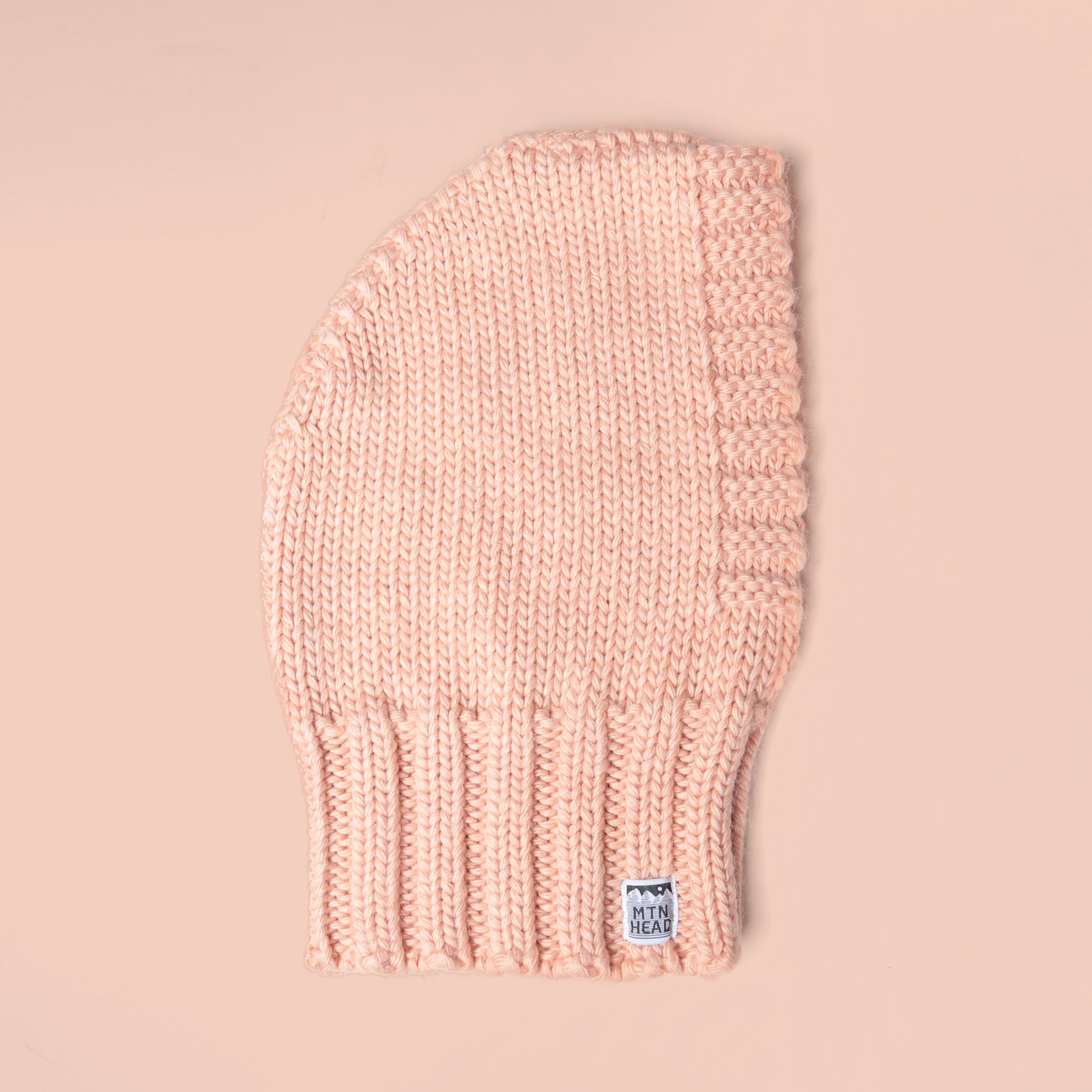 Nordic Knit Balaclava - Pale Pink