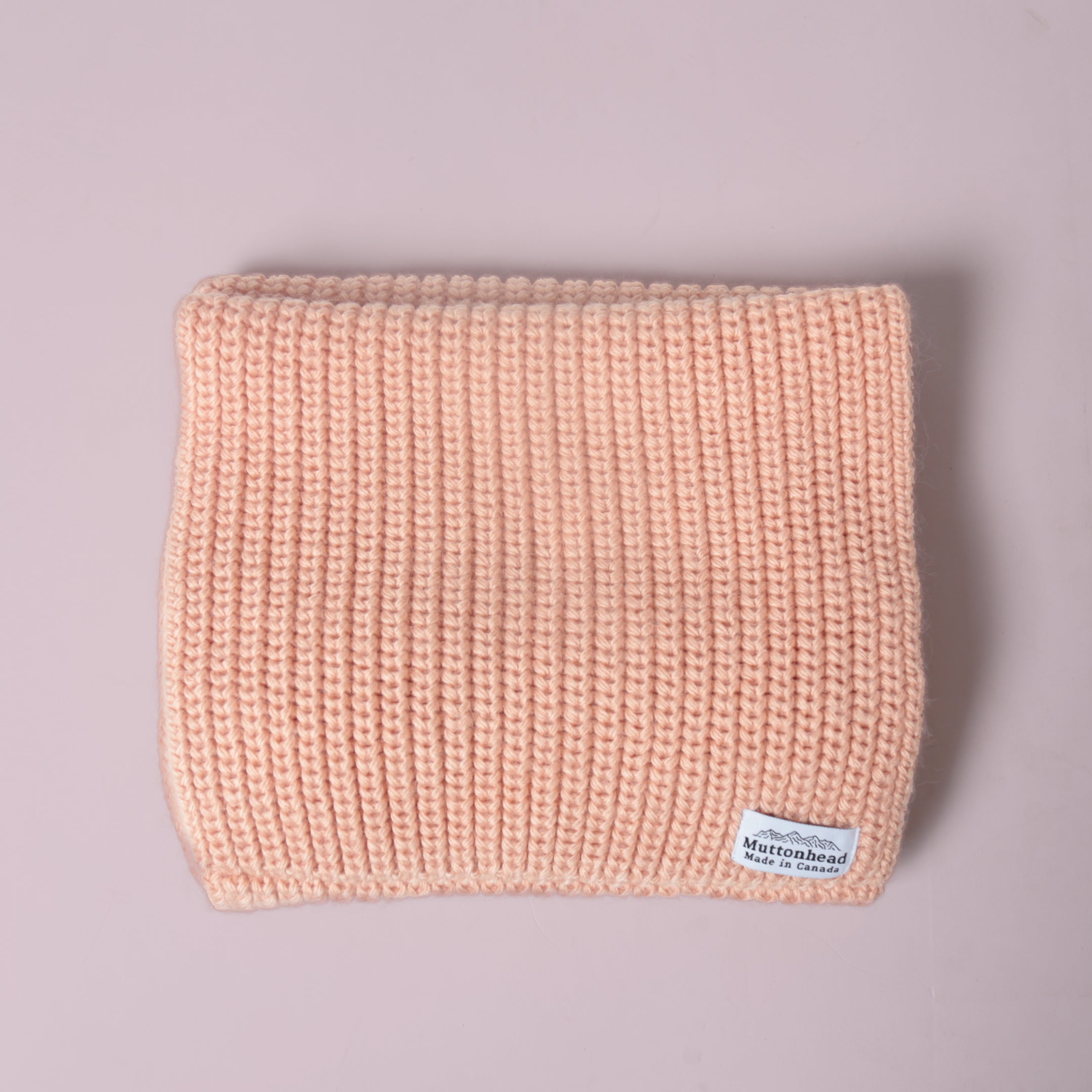 Nordic Knit Scarf - Pale Pink