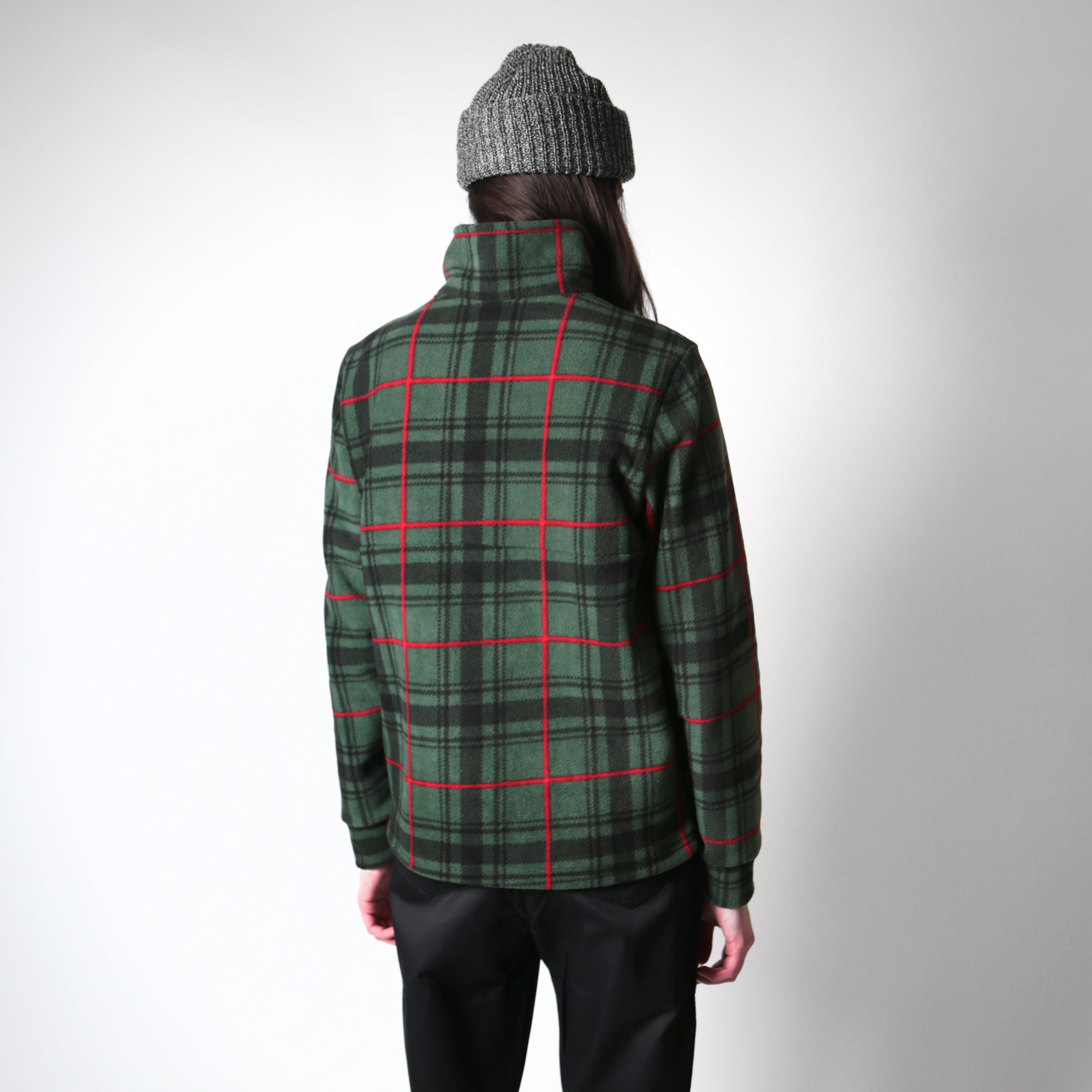 Alpine 1/4 Zip  - Polar Fleece - Holiday Plaid