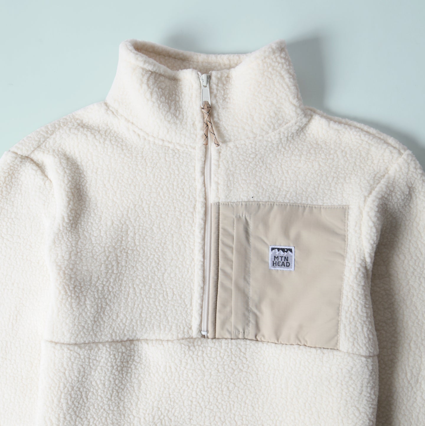 Alpine 1/4 Zip  - Oatmeal Sherpa