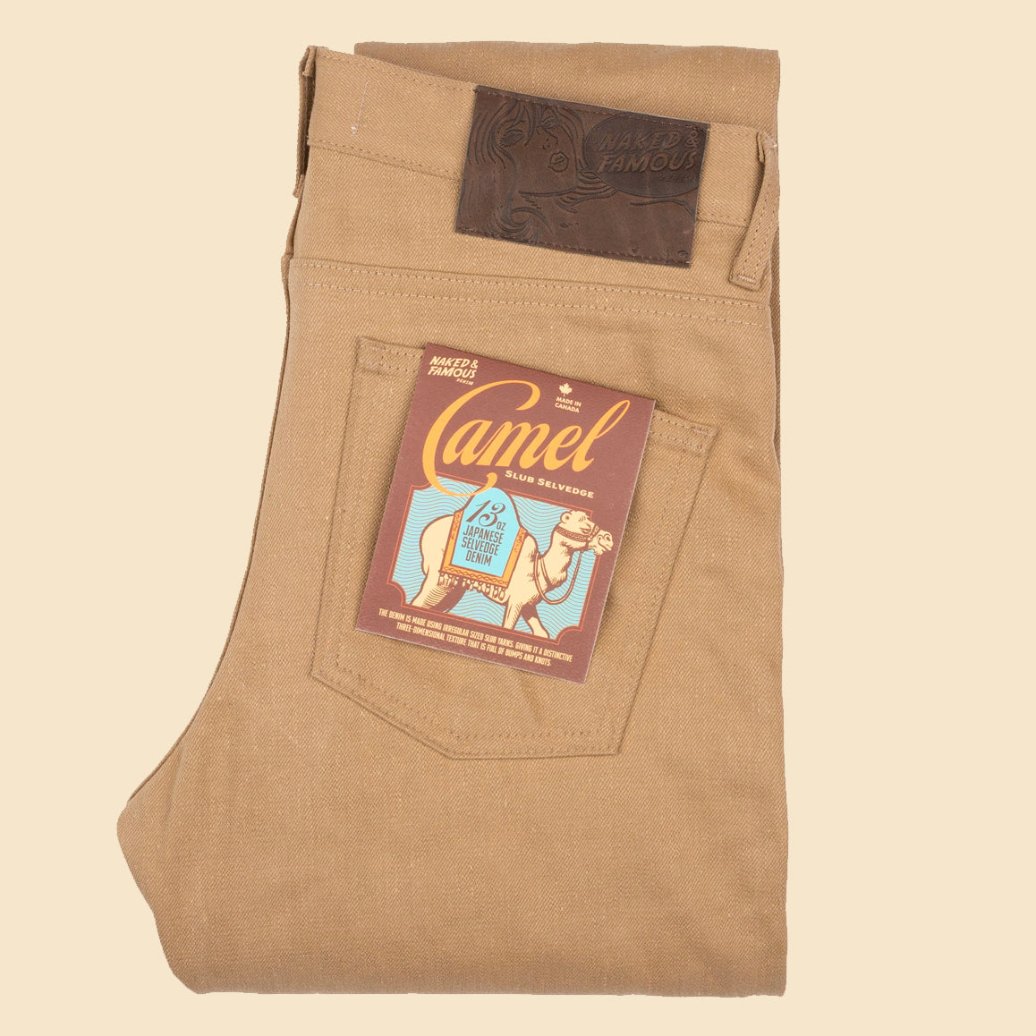 Super Guy - Camel Slub Selvedge