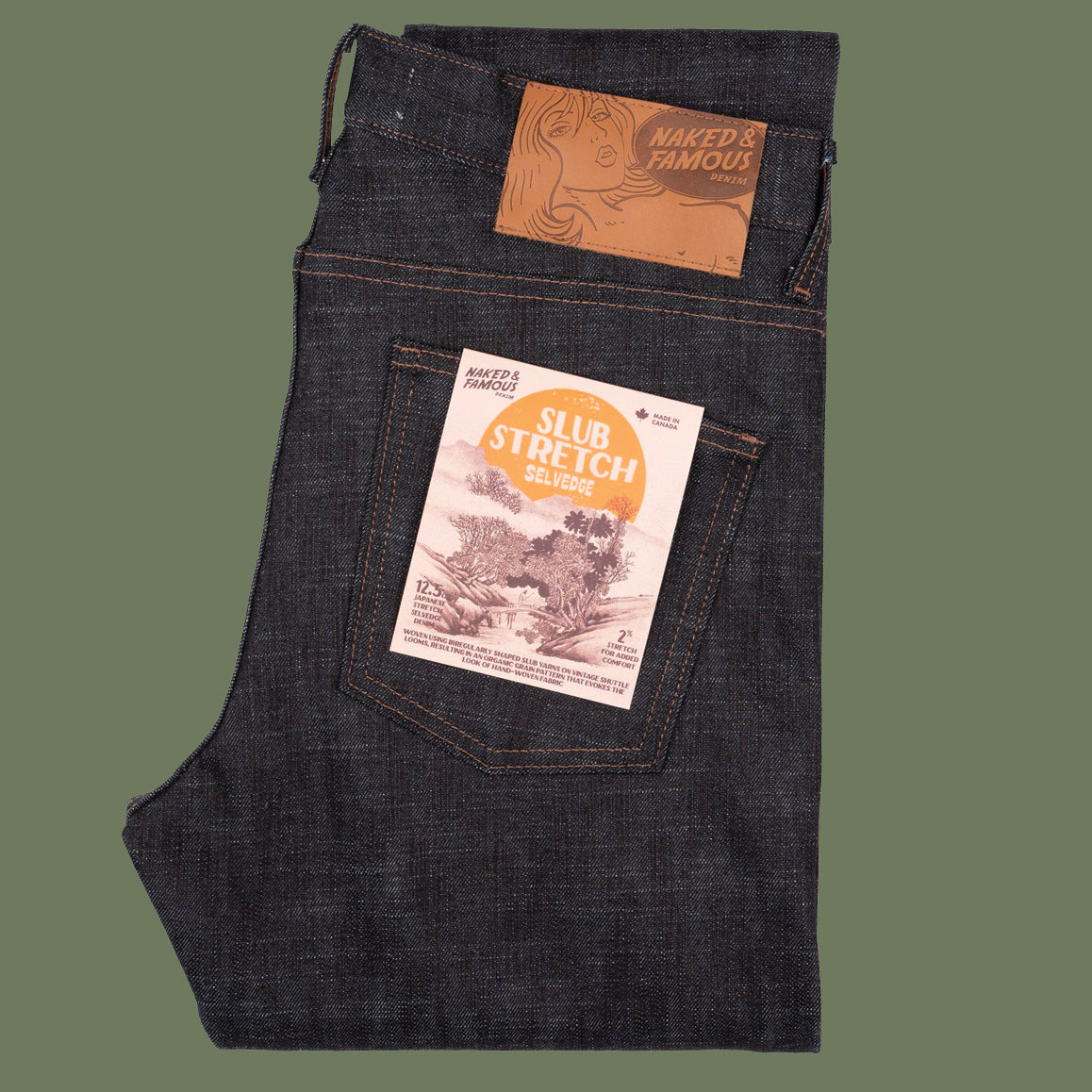 Super Guy - Slub Stretch Selvedge - Indigo