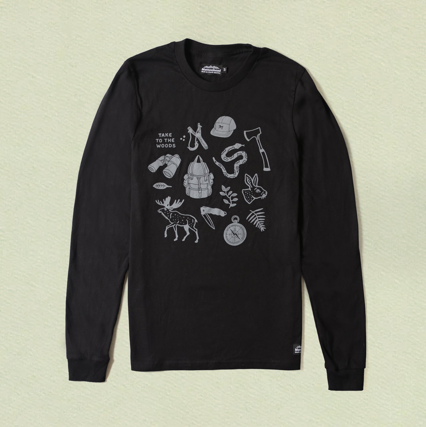 Take it to the Woods Long Sleeve - Black