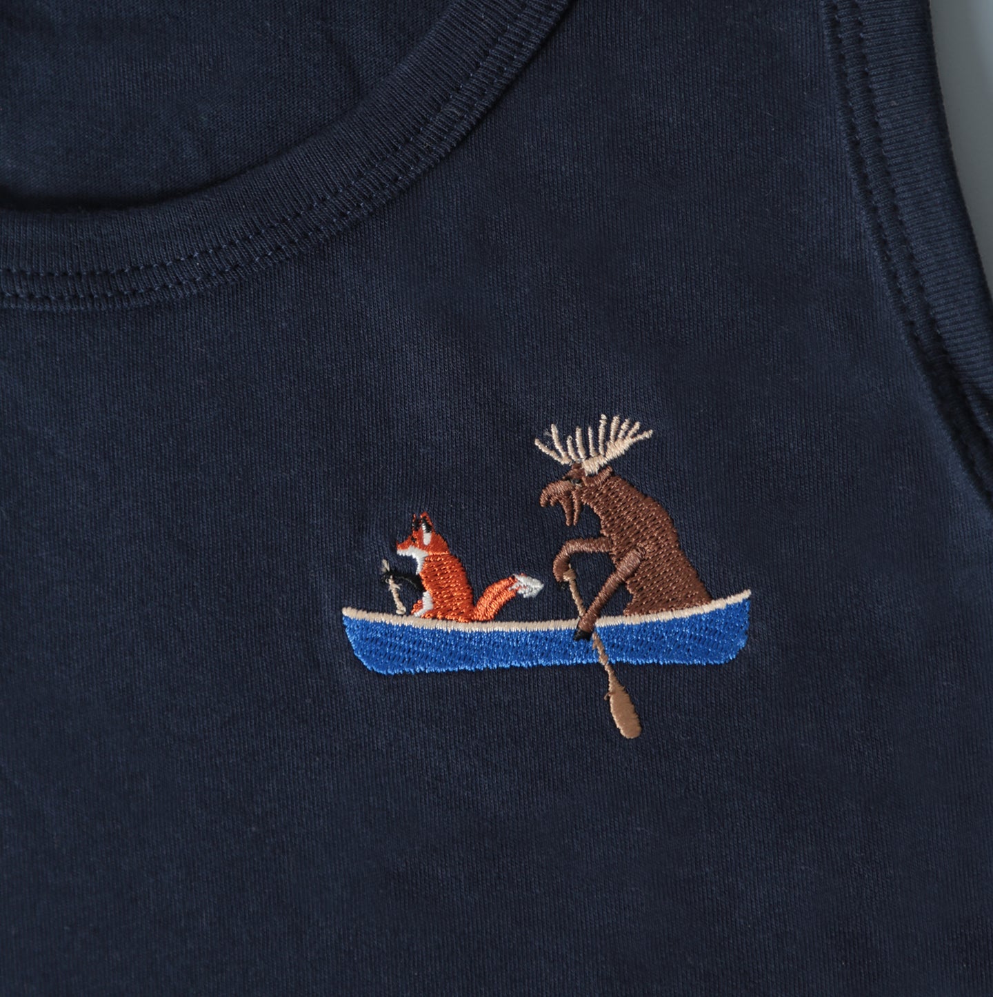 Tank Top - Navy - Paddle Pals Embroidery- CAMP Series