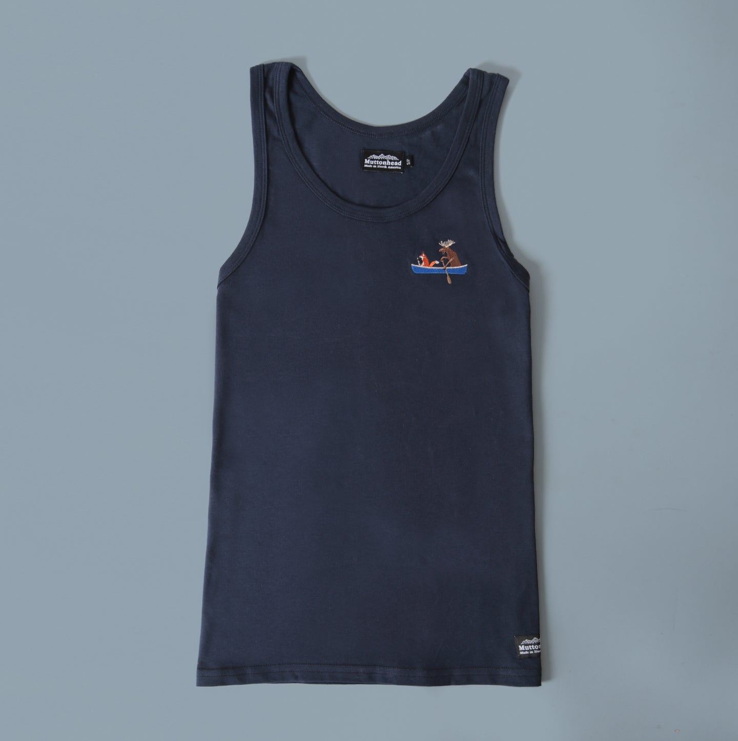 Tank Top - Navy - Paddle Pals Embroidery- CAMP Series