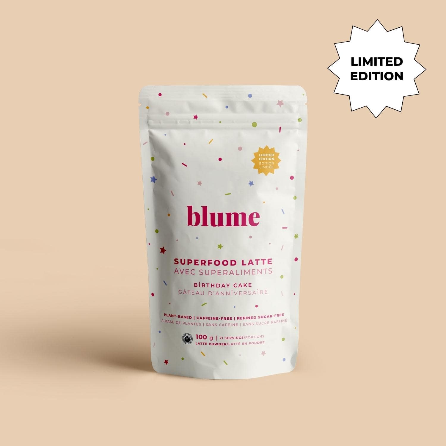 Blume - Superfood Latte Powder - Birthday Cake