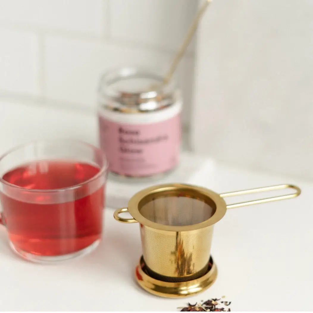 Lake & Oak - Gold Goddess Tea Strainer