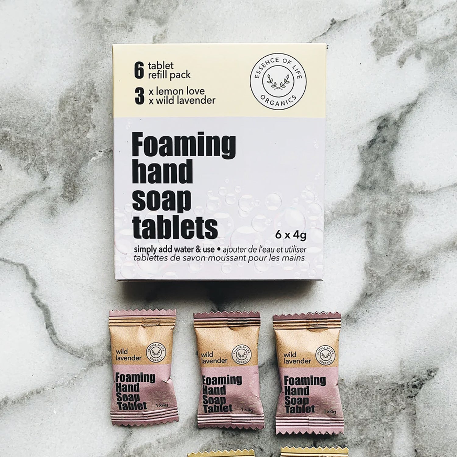 Essence of Life Organics - Foaming Hand Soap Tablets