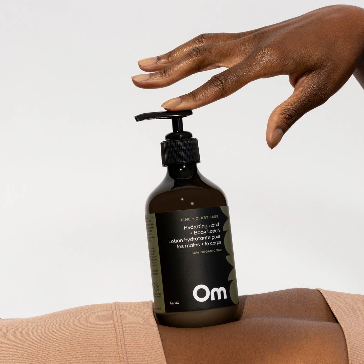 Om Organics - Lime + Clary Sage Hydrating Hand + Body Lotion
