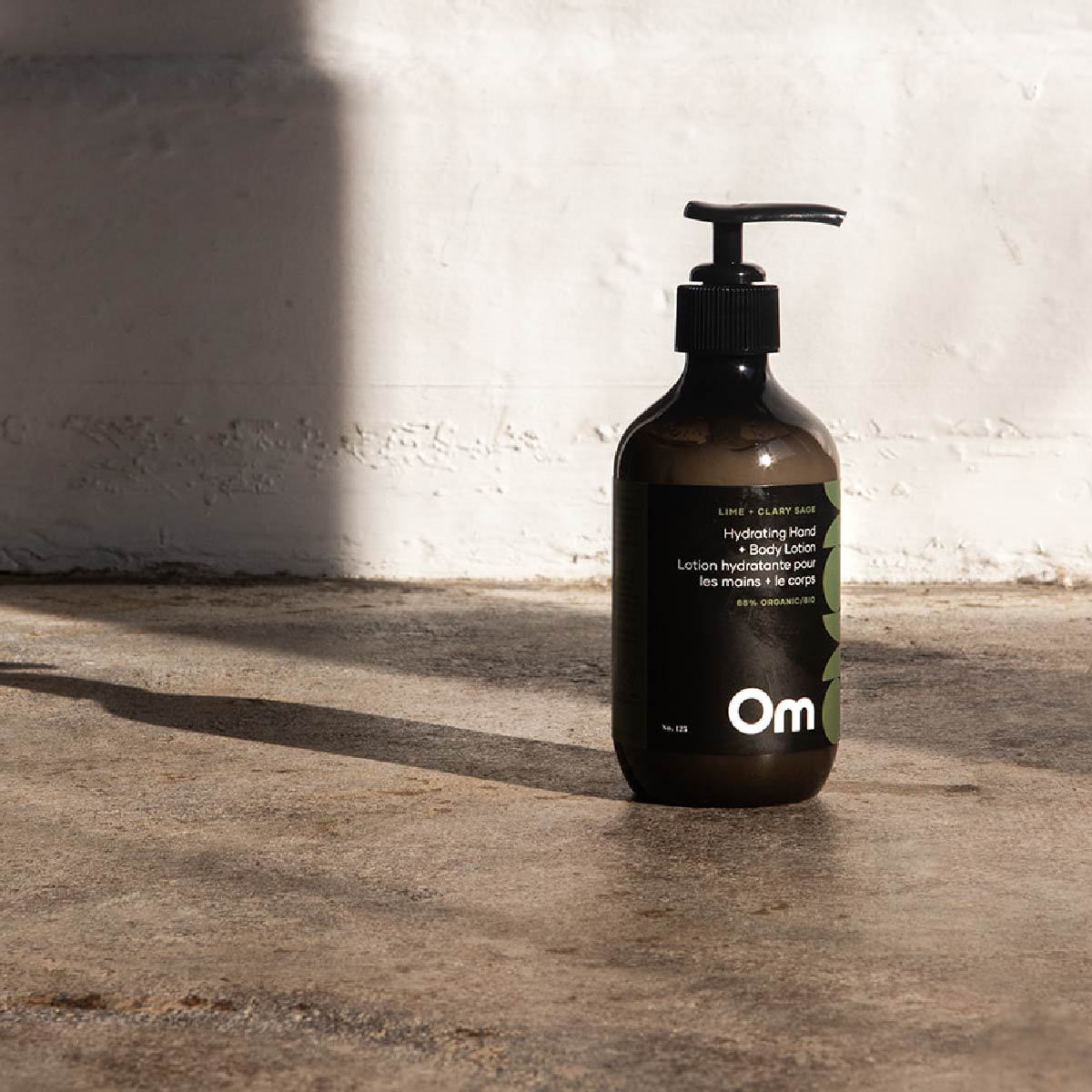 Om Organics - Lime + Clary Sage Hydrating Hand + Body Lotion