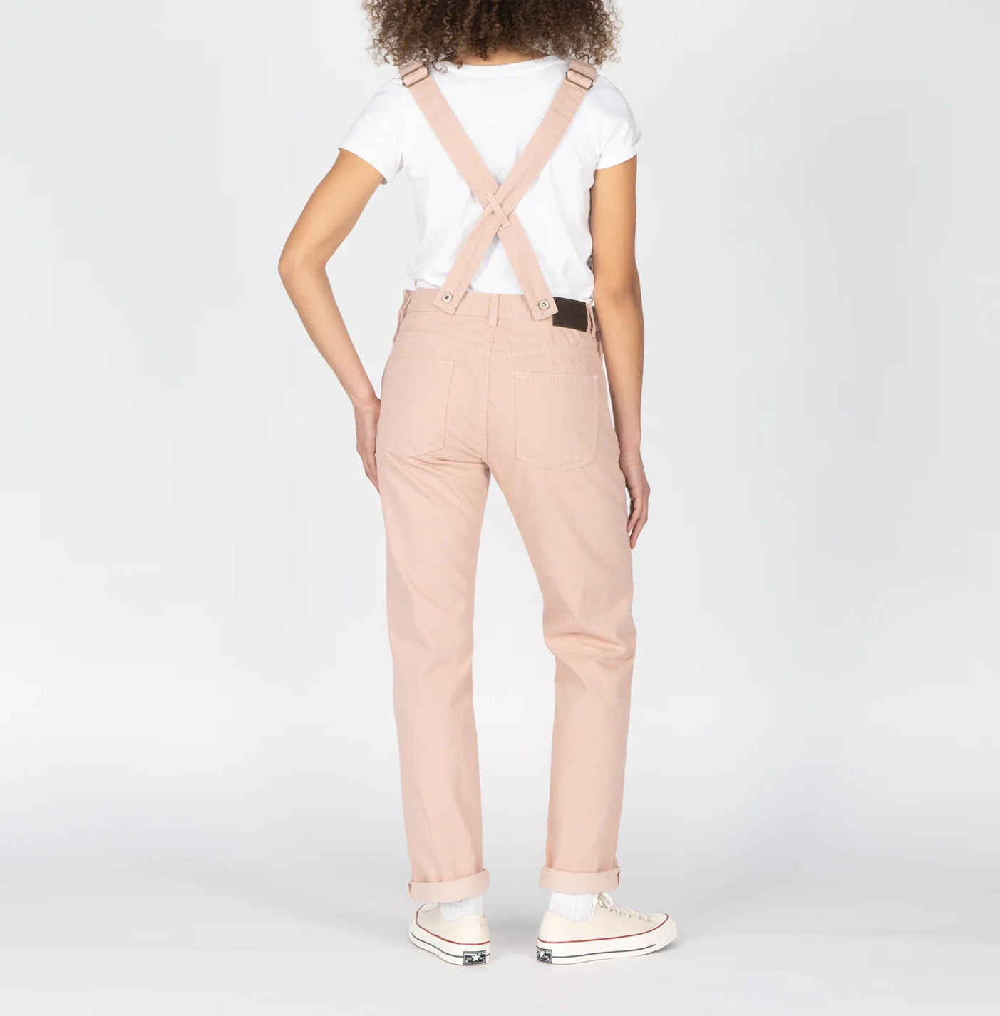 Straight Leg Overall - Dusty Rose Denim