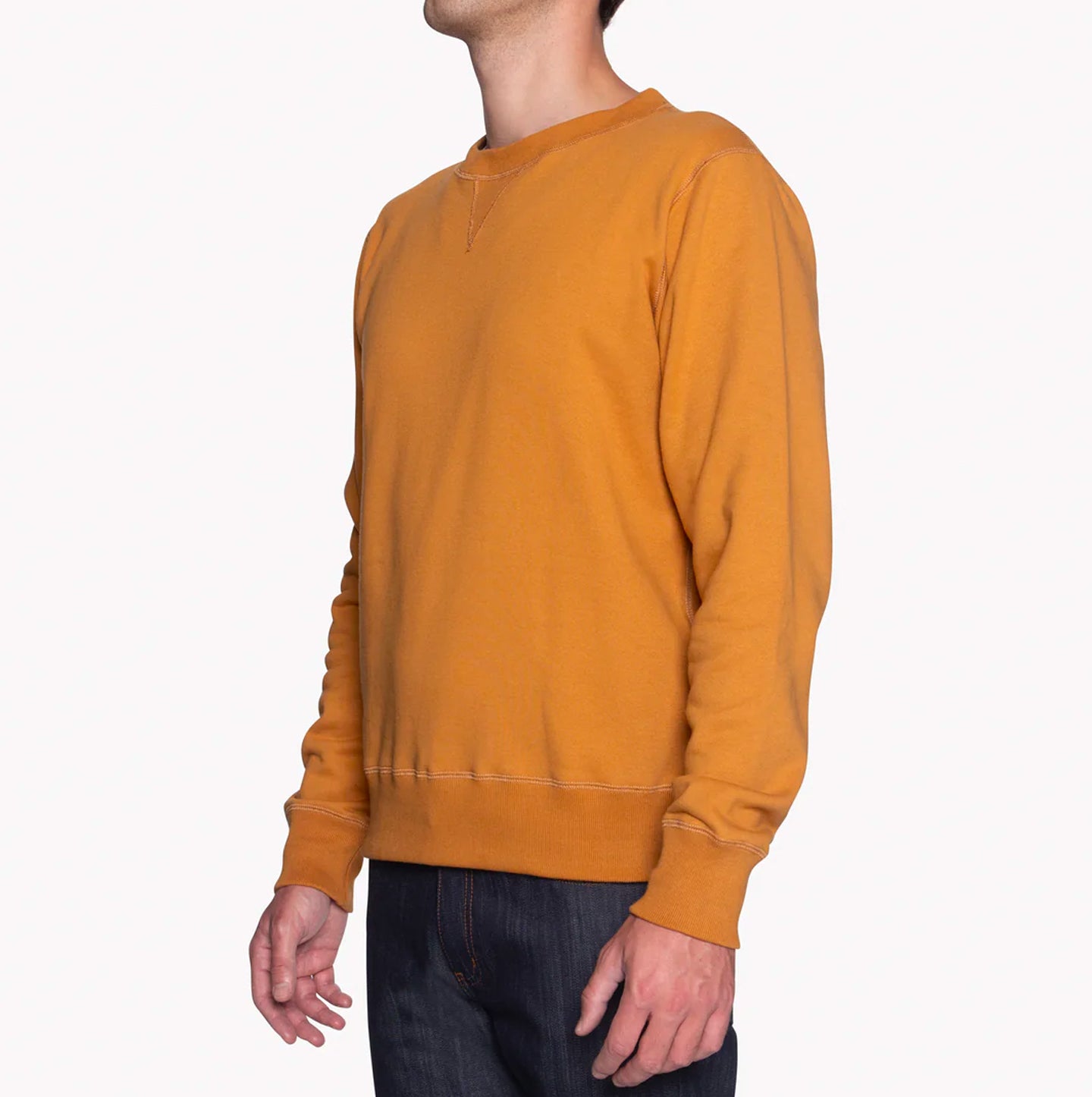 Crewneck - Heavyweight Terry - Amber