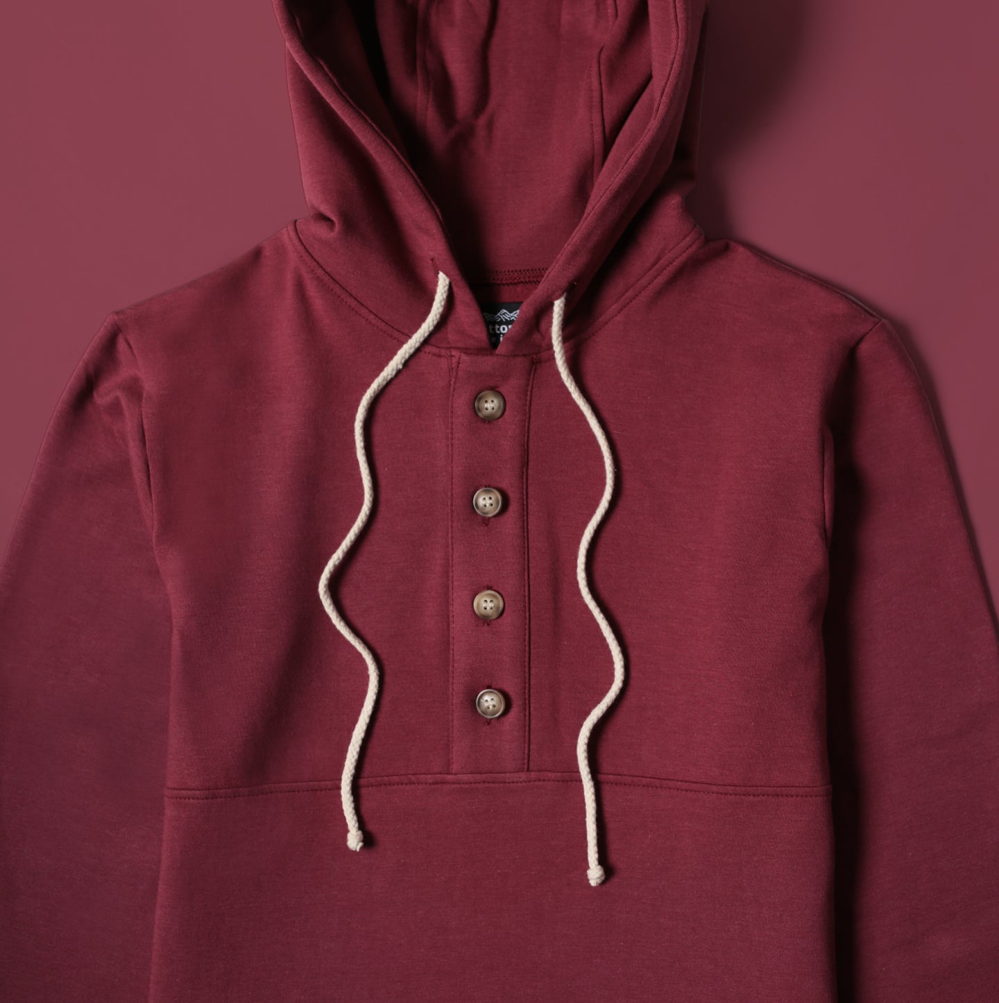 Bamboo Camping Hoodie - Burgundy