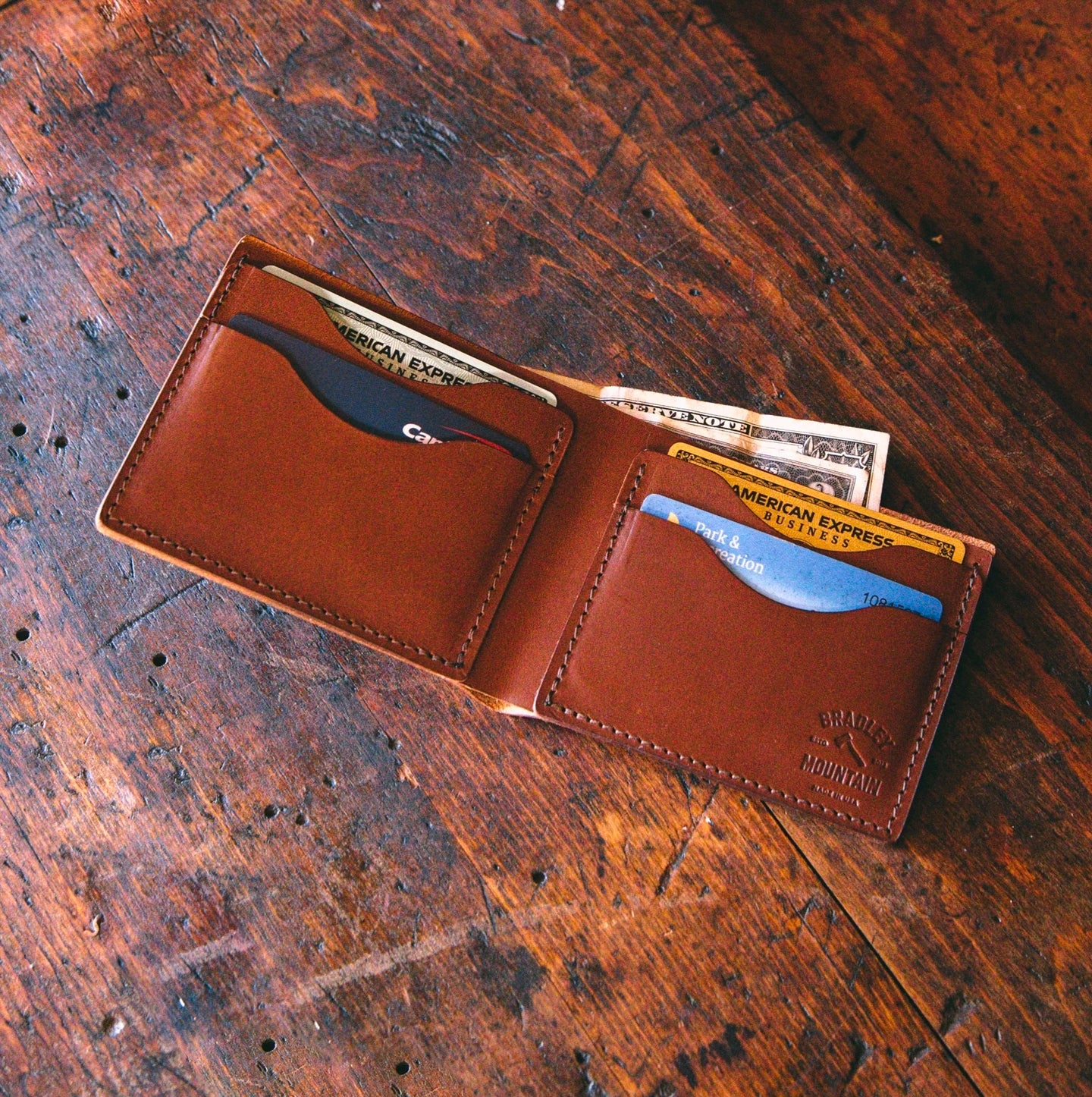 Adventure Billfold Wallet - Brown